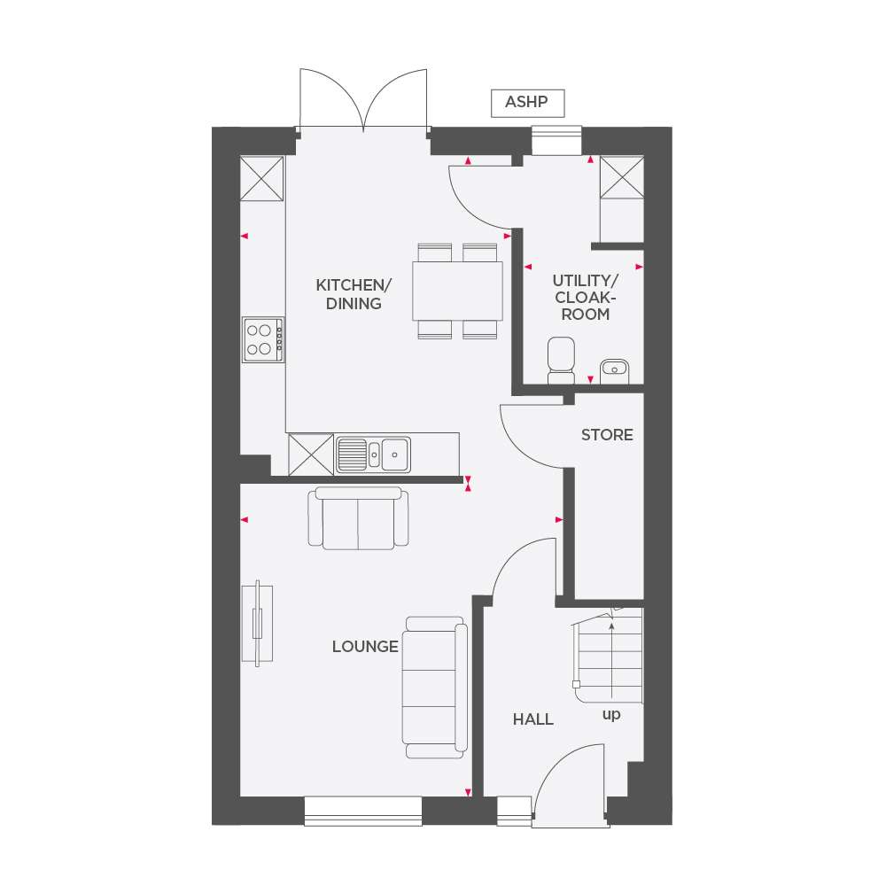 18, Brook Close, Lyneham, Chippenham floorplan