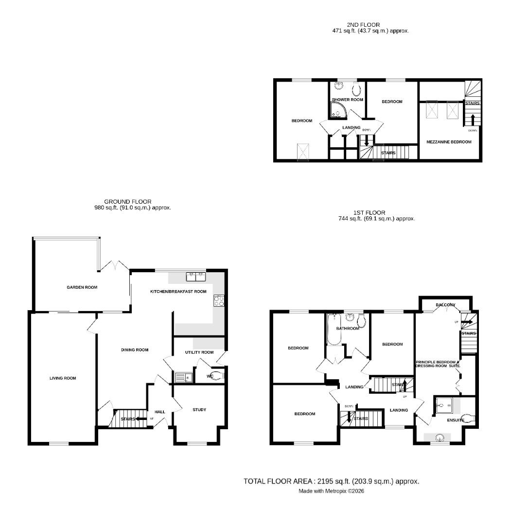 64, Newbiggen Street, Dunmow floorplan