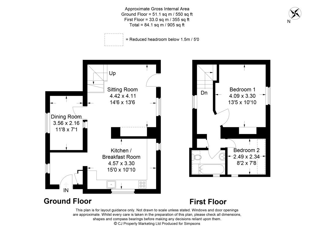 Frog Cottage, 13, North Hinksey Lane, Oxford floorplan