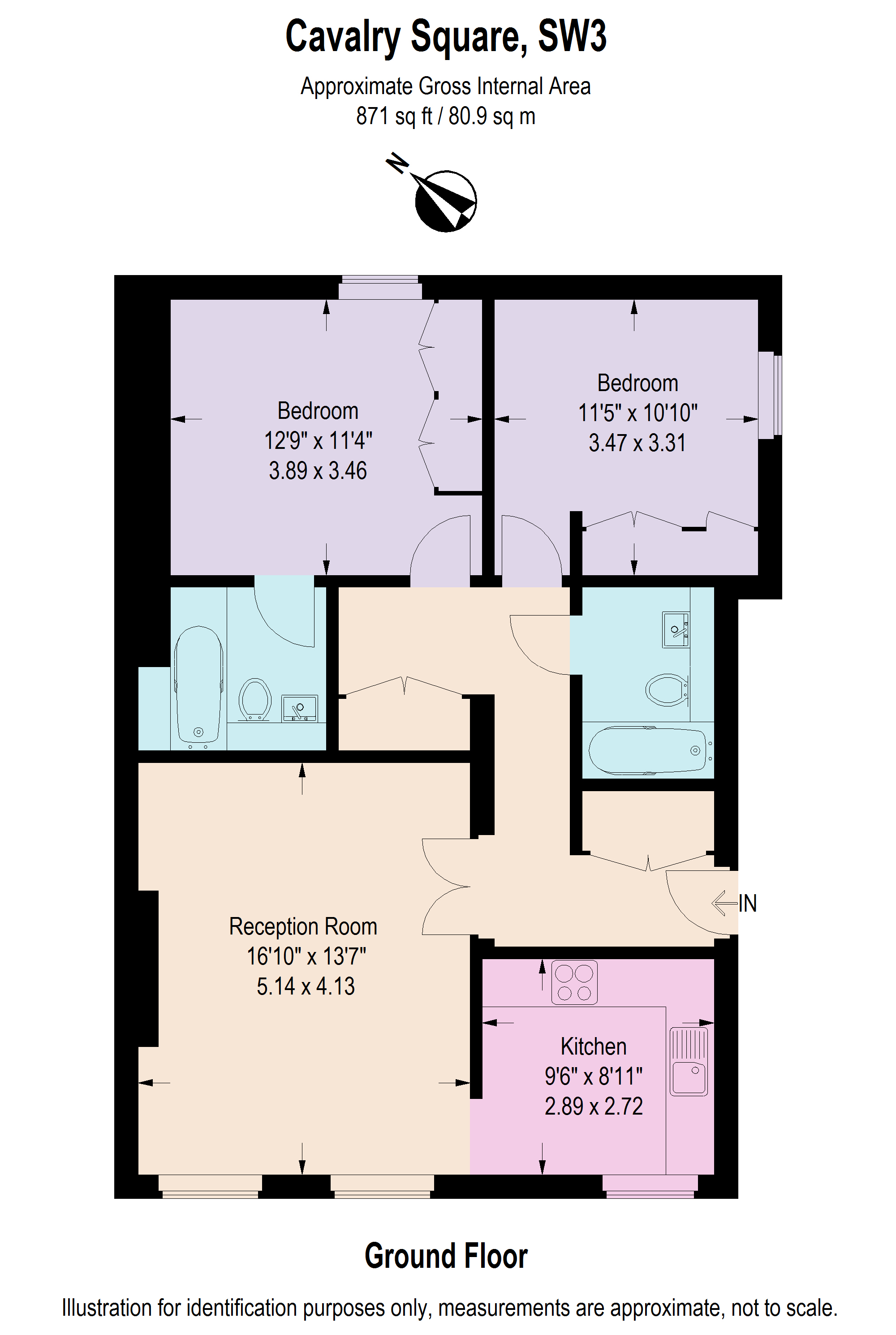 Cavalry Square, Chelsea floorplan