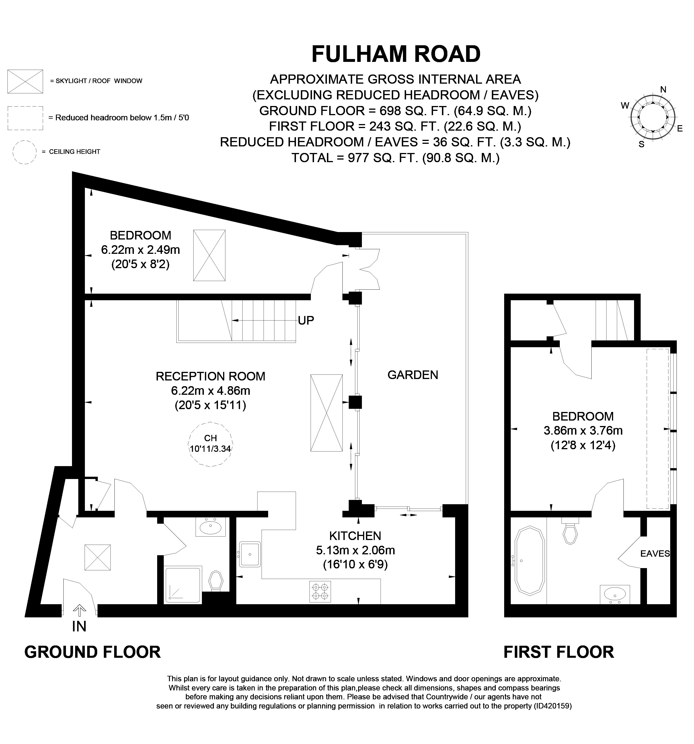 2 Bedrooms Mews house to rent in Fulham Road, Fulham SW6