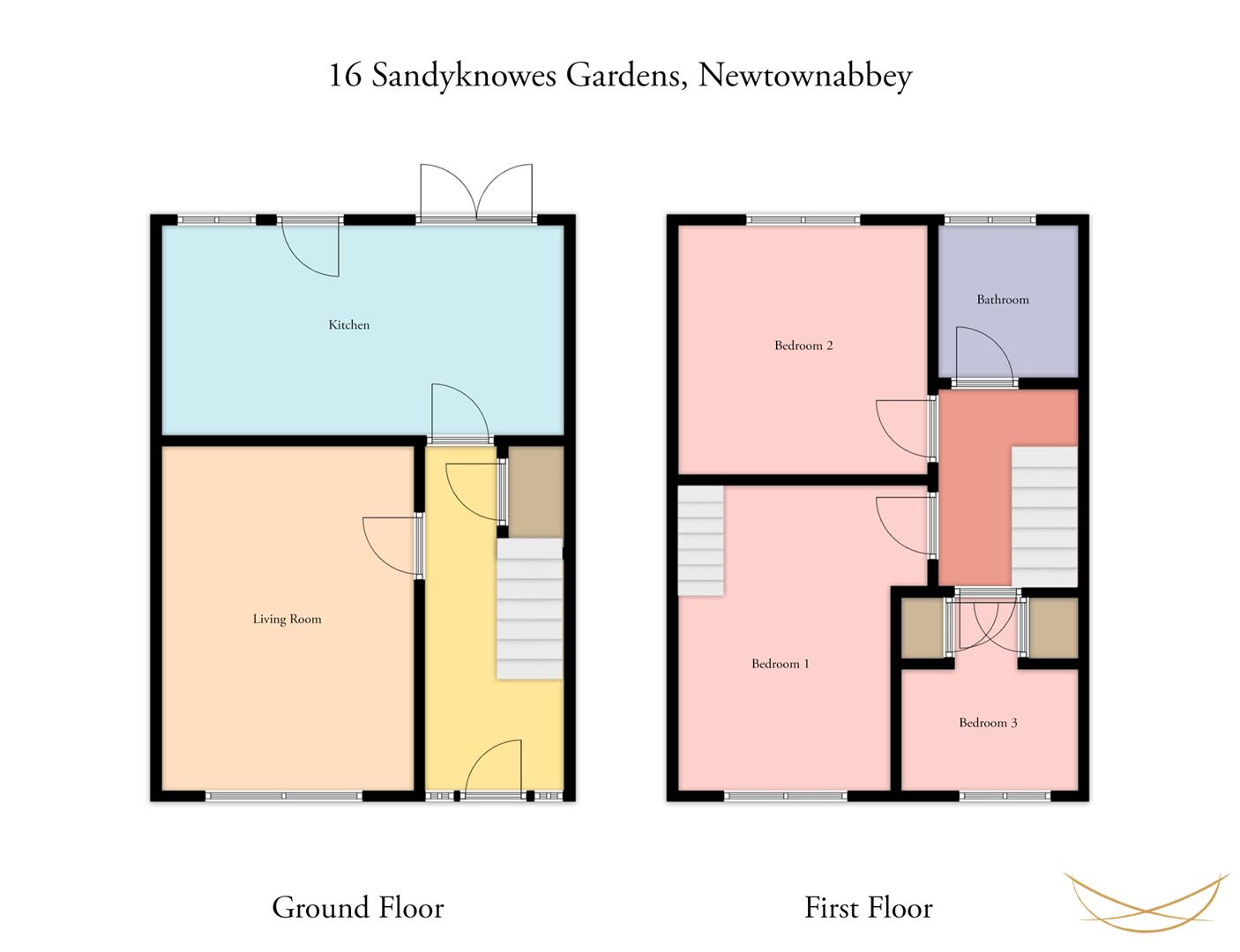 16, Sandyknowes Gardens, Newtownabbey floorplan