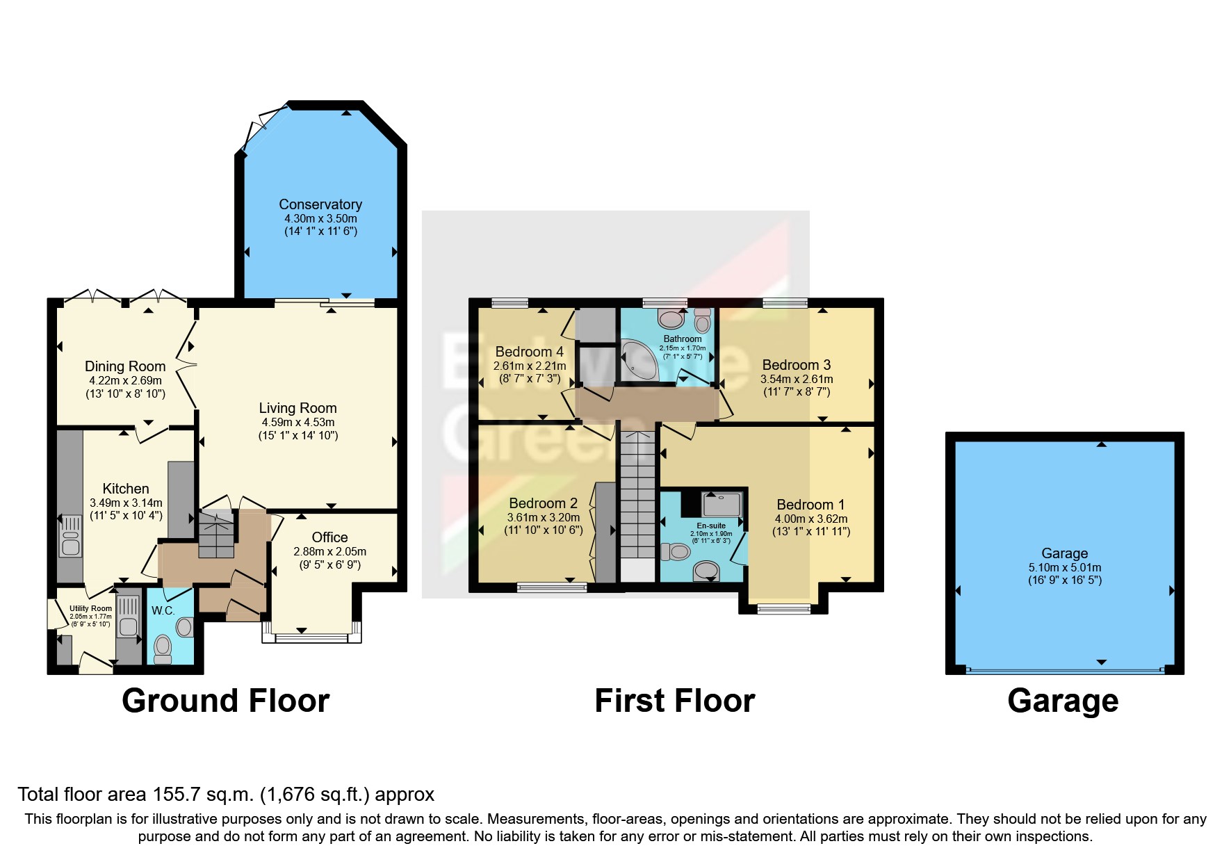 8, Cedar Close, Preston floorplan