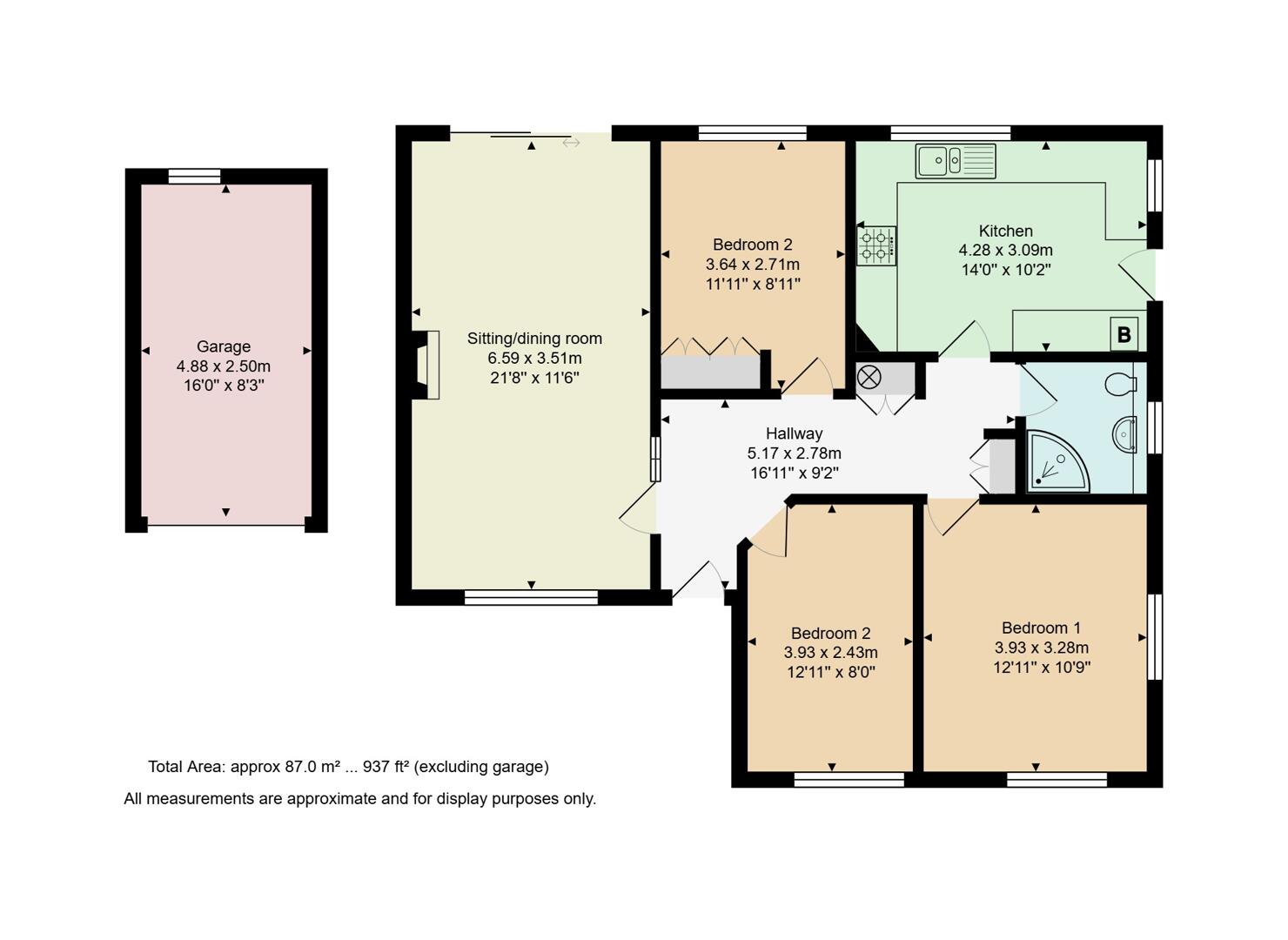 55, Dorset Avenue, Ferndown floorplan