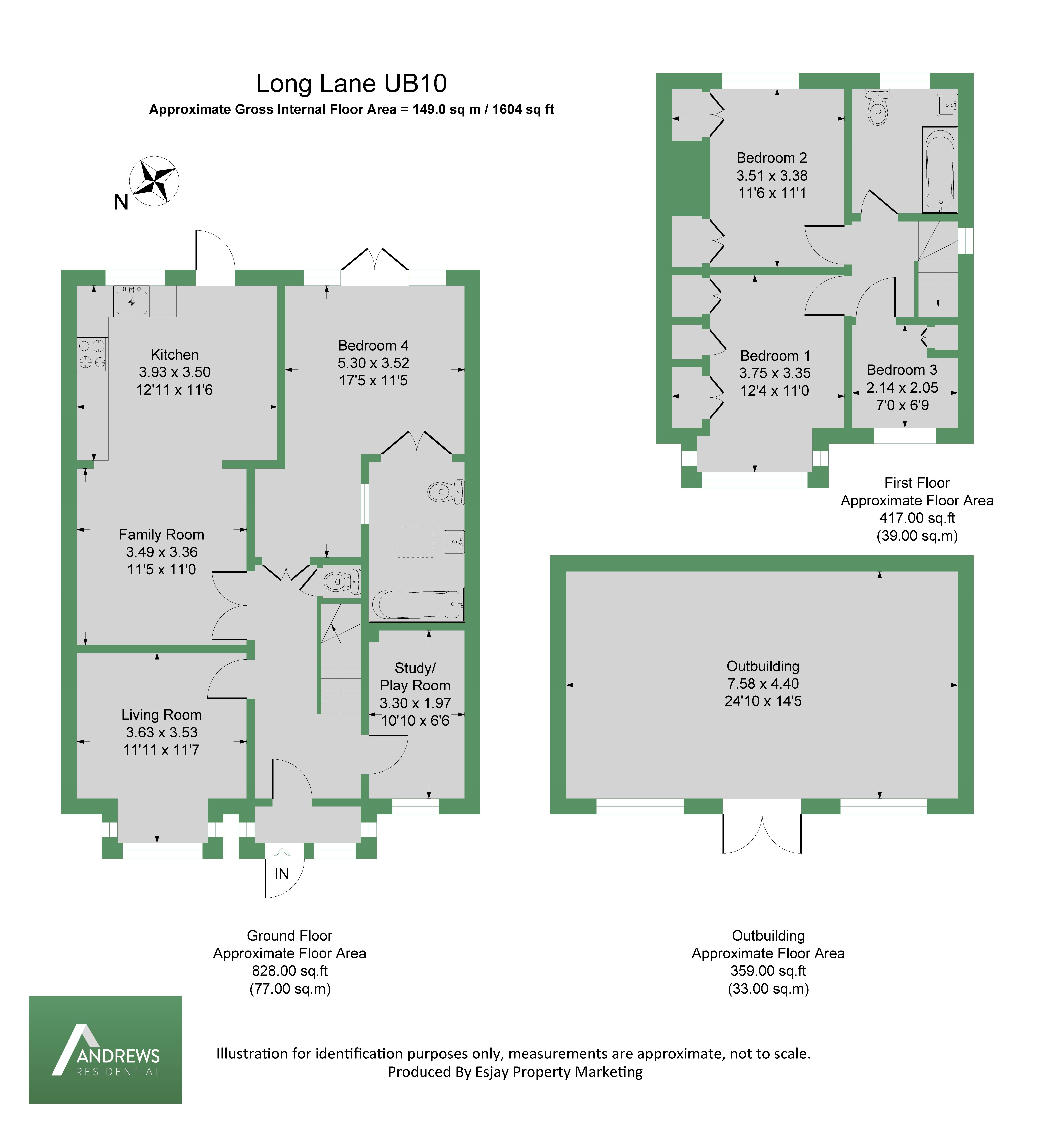 Long Lane, Uxbridge floorplan