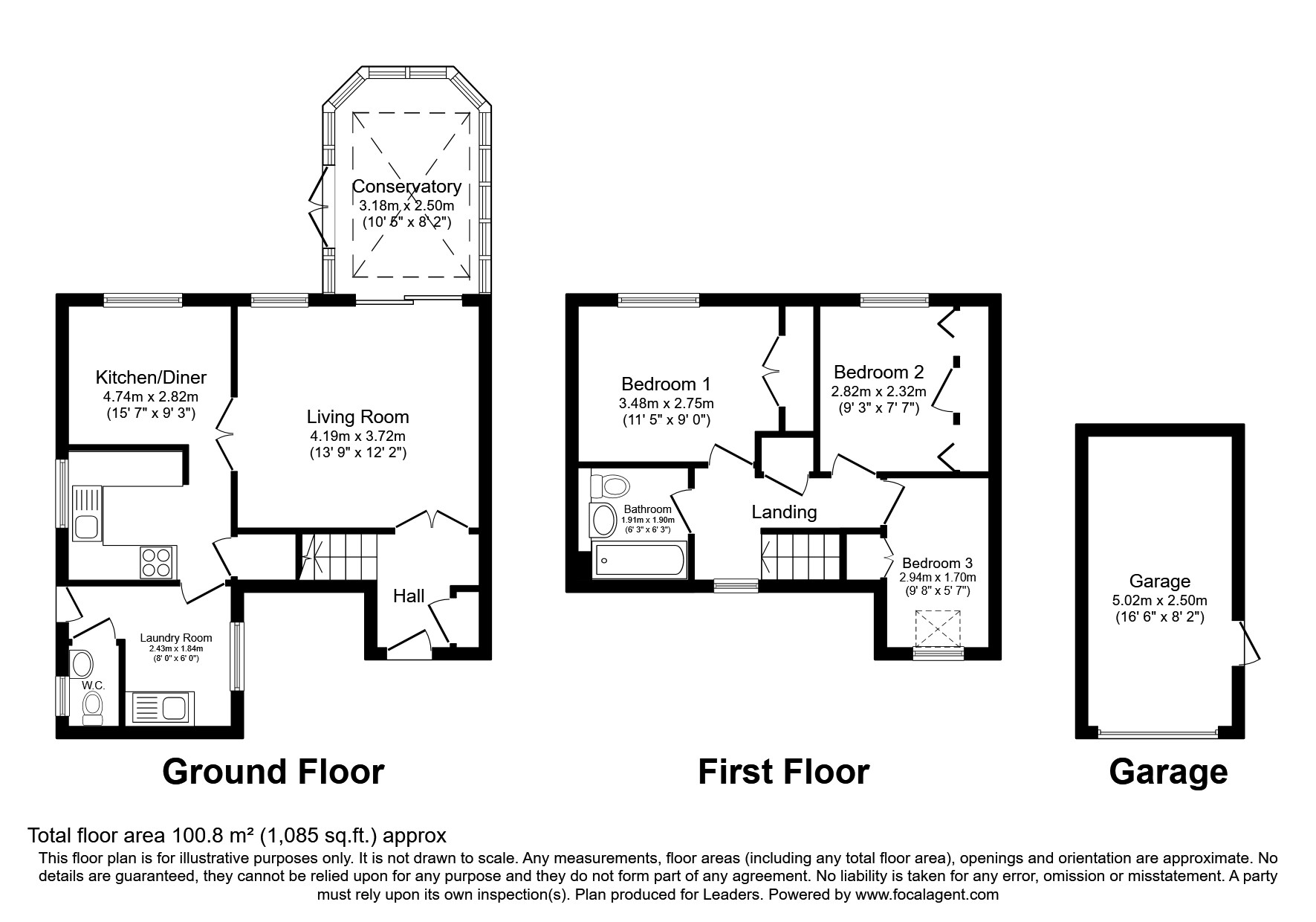Kaye Don Way, Surrey floorplan