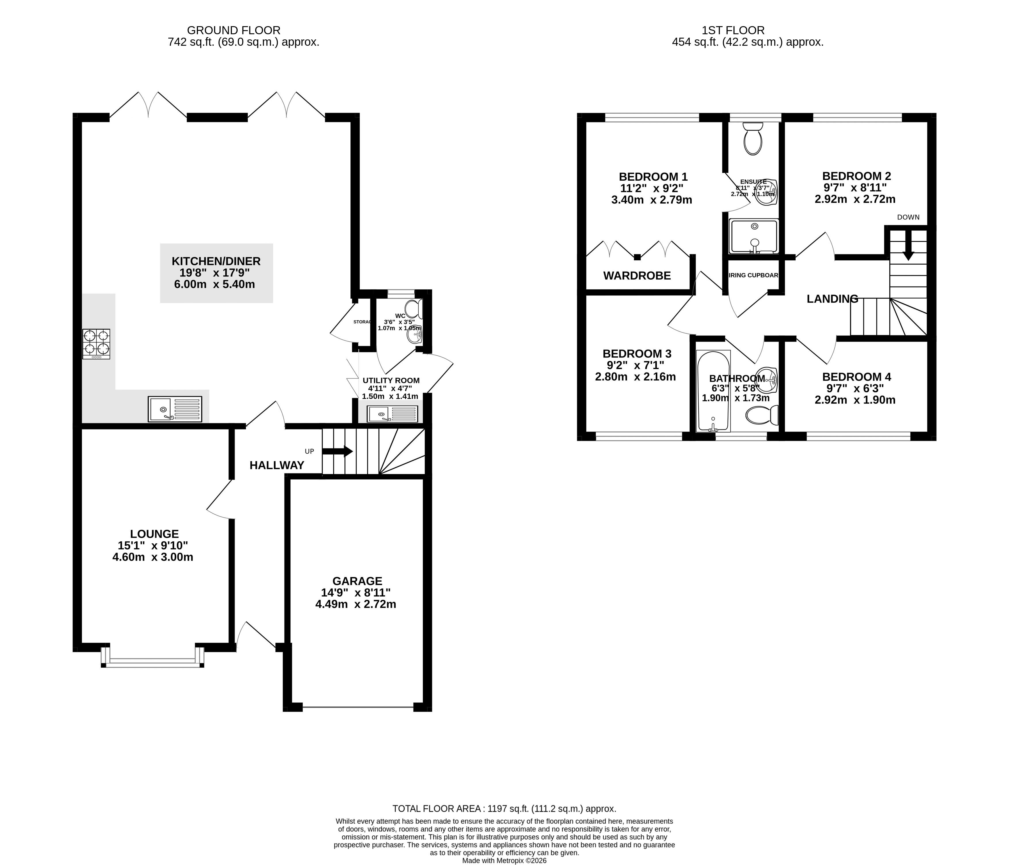 1, Martin Close, Scunthorpe floorplan
