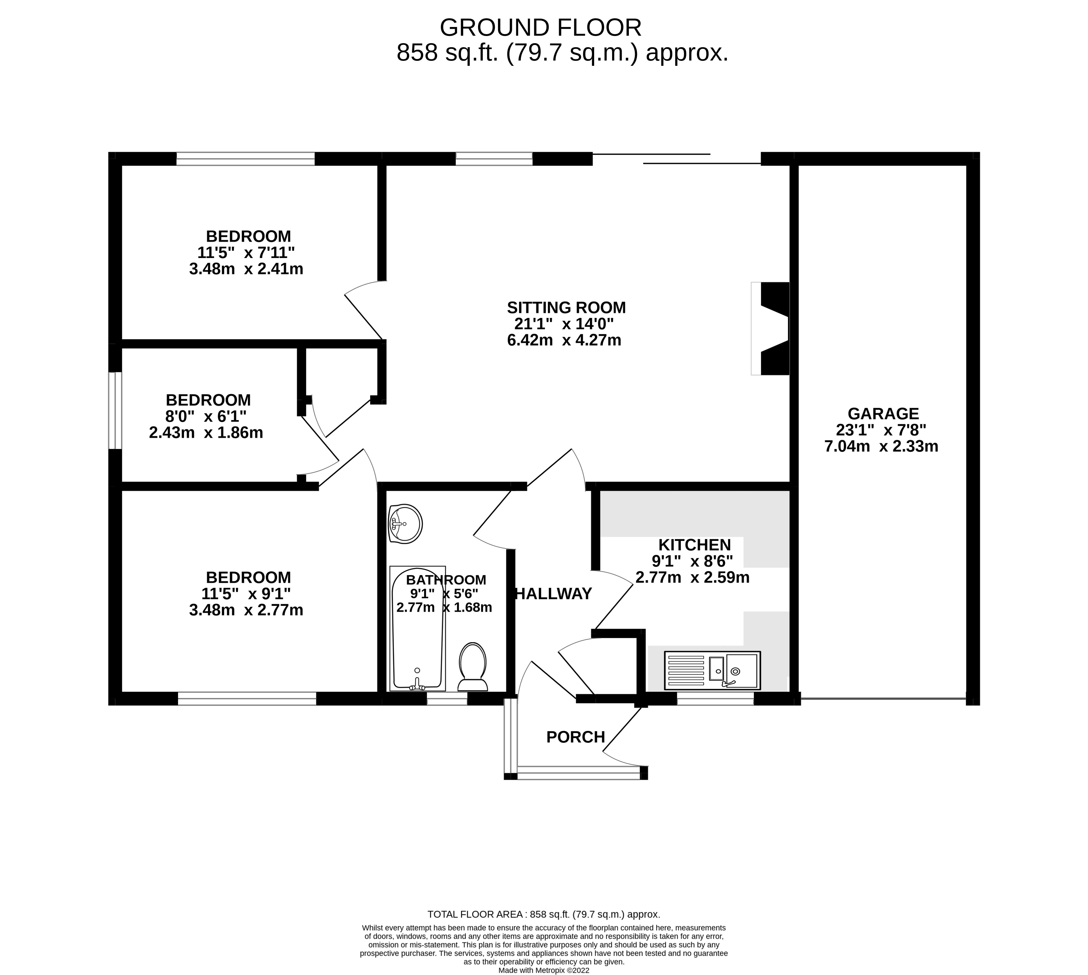 Portbyhan Road, West Looe PL13, 3 bedroom semidetached bungalow for