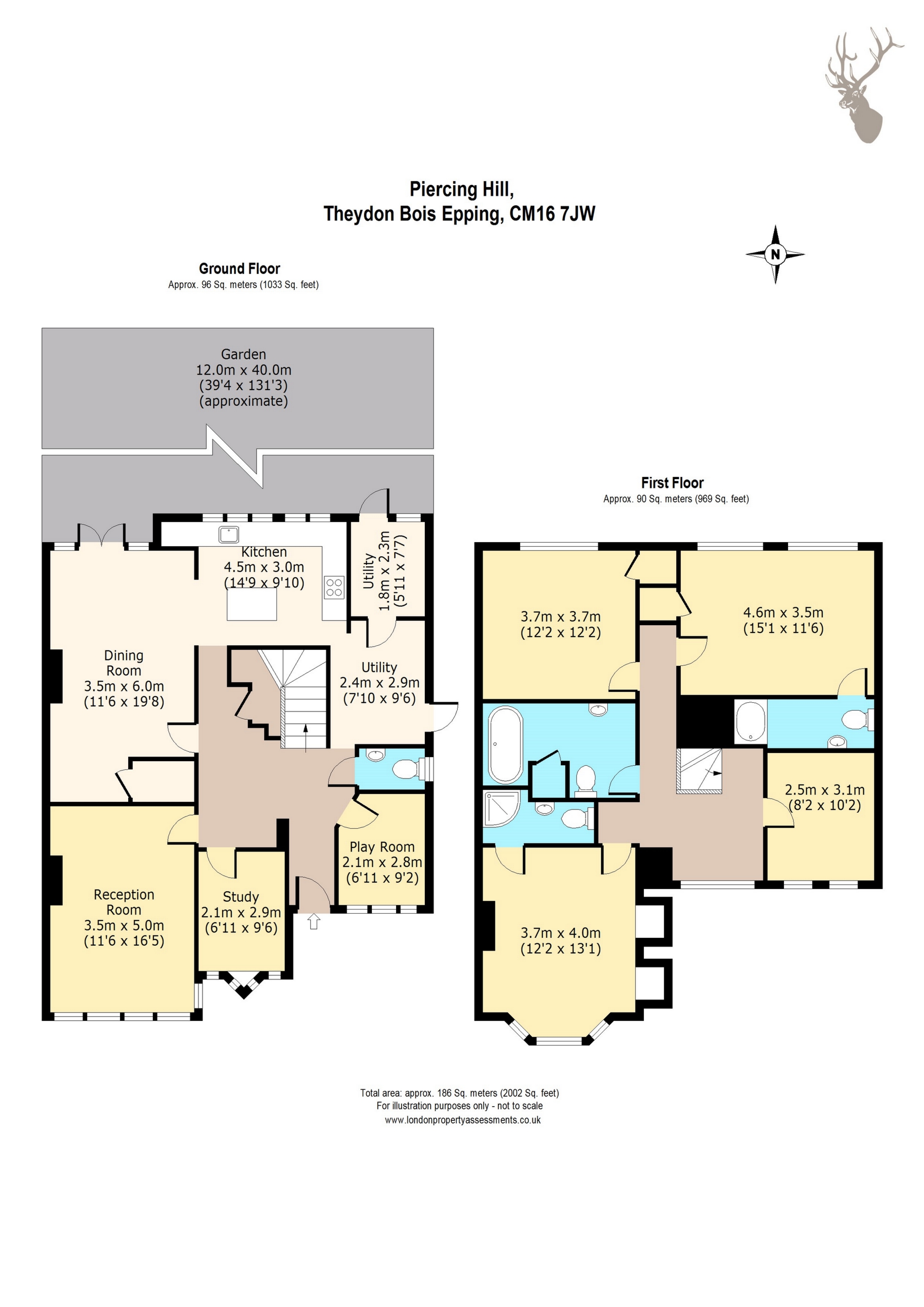 4 Bedrooms Semi-detached house for sale in Piercing Hill, Theydon Bois CM16