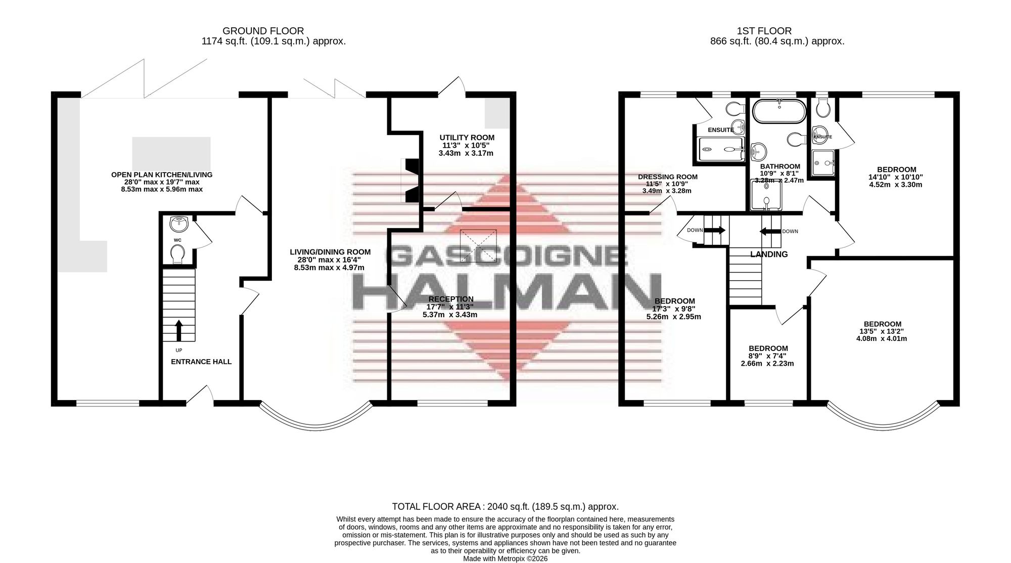 14 Thornham Road, Sale floorplan