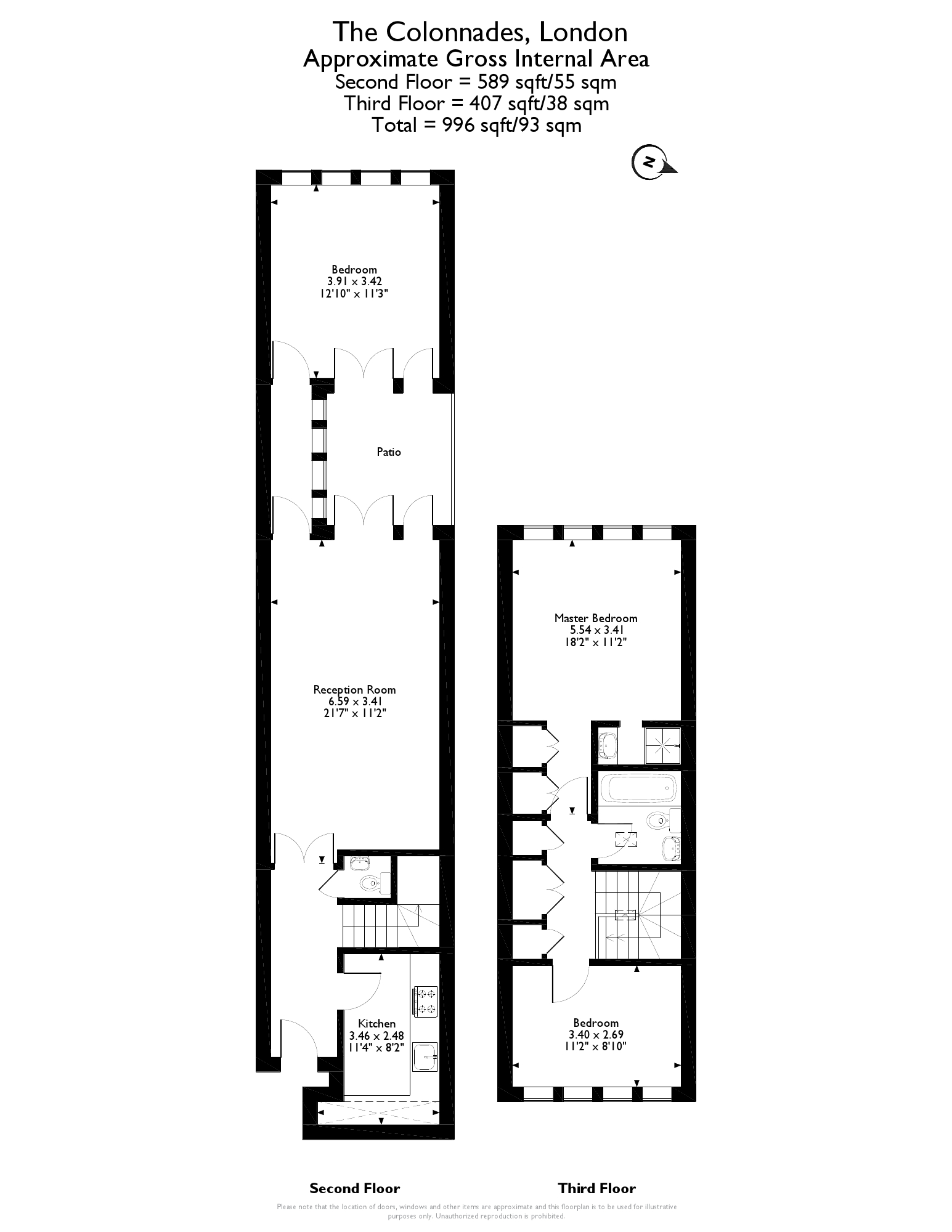 3 Bedrooms Flat for sale in 34 Porchester Square, London W2