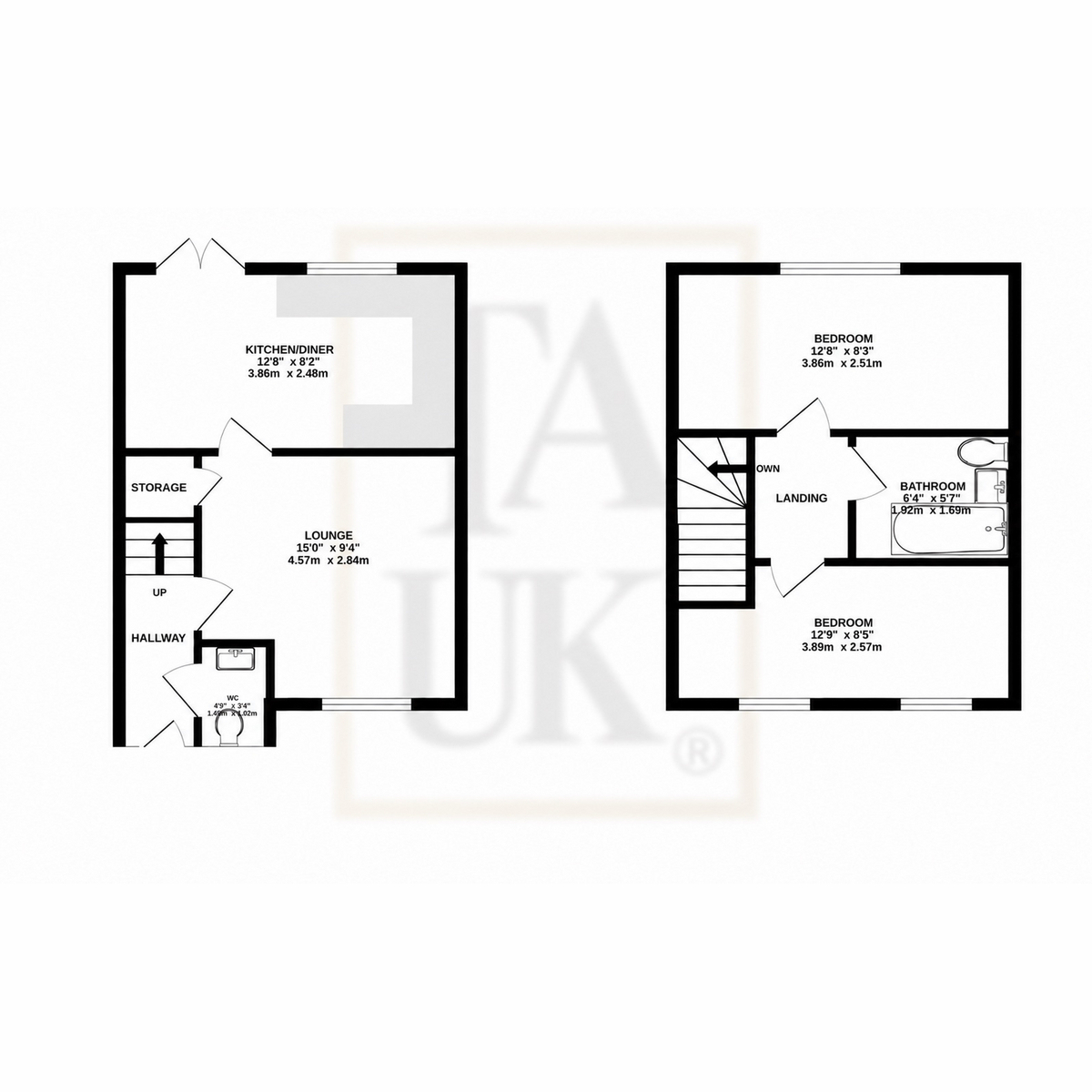 Sky Lark Close, Bolton floorplan