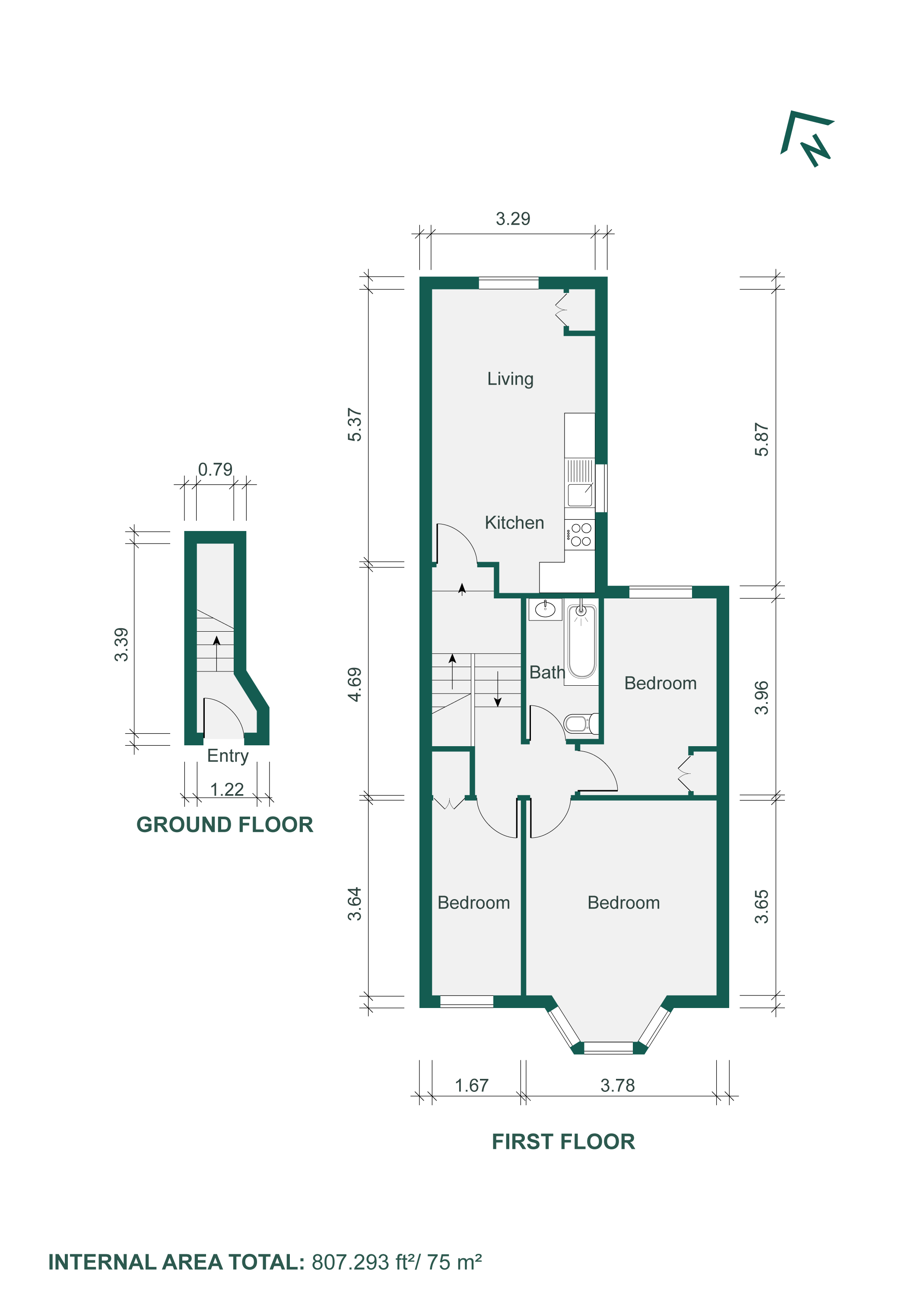 Station Road, London floorplan