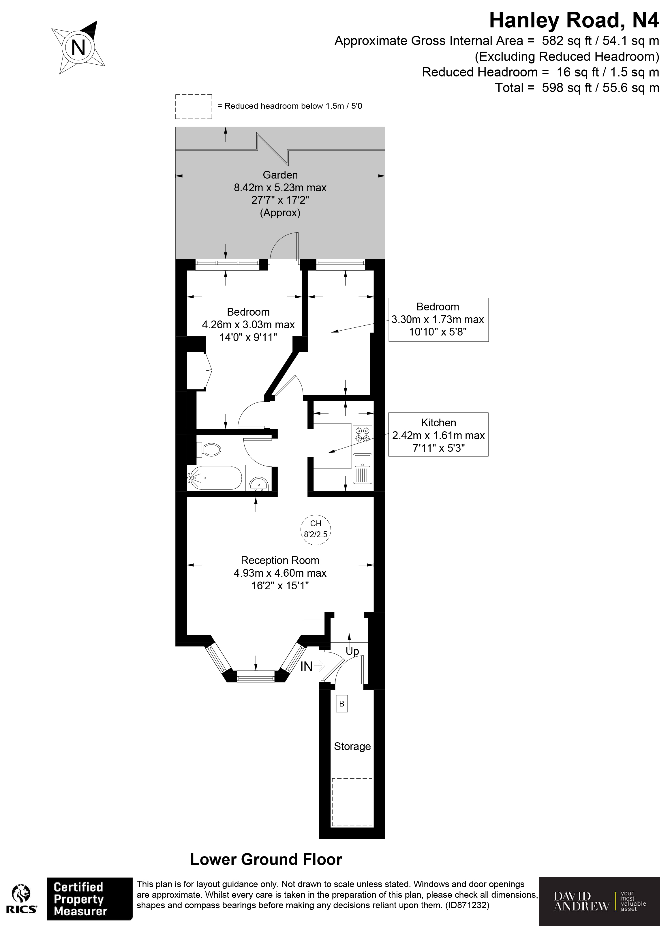 Hanley Road, London N4, 2 bedroom flat for sale 62563818 PrimeLocation