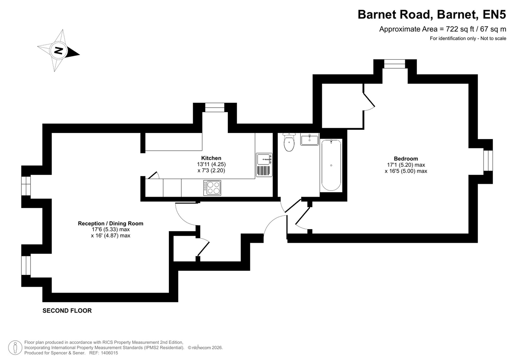 Flat 18, 11 Barnet Road, Barnet floorplan