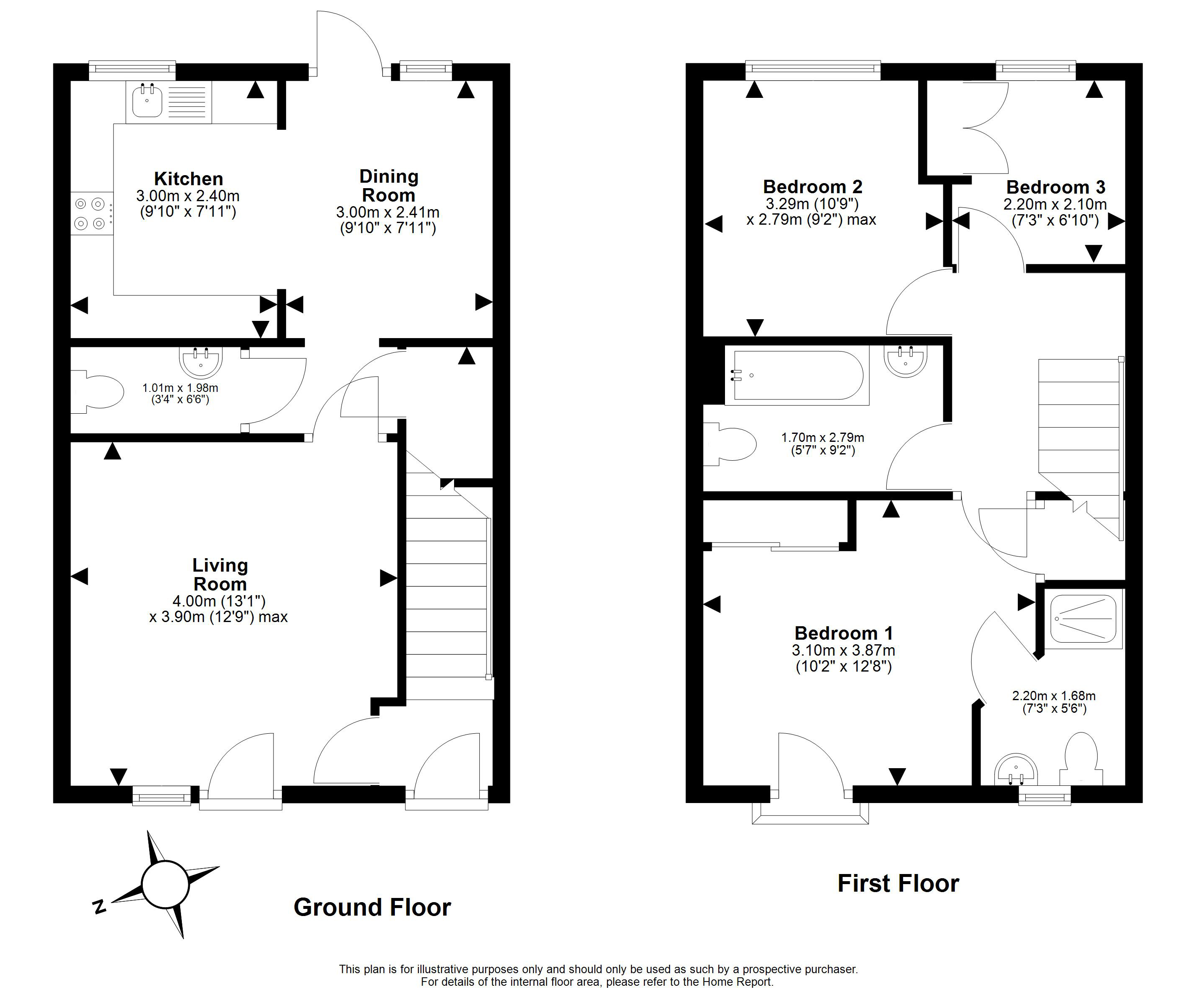 2, Lairdship Drive, Sighthill, Edinburgh floorplan