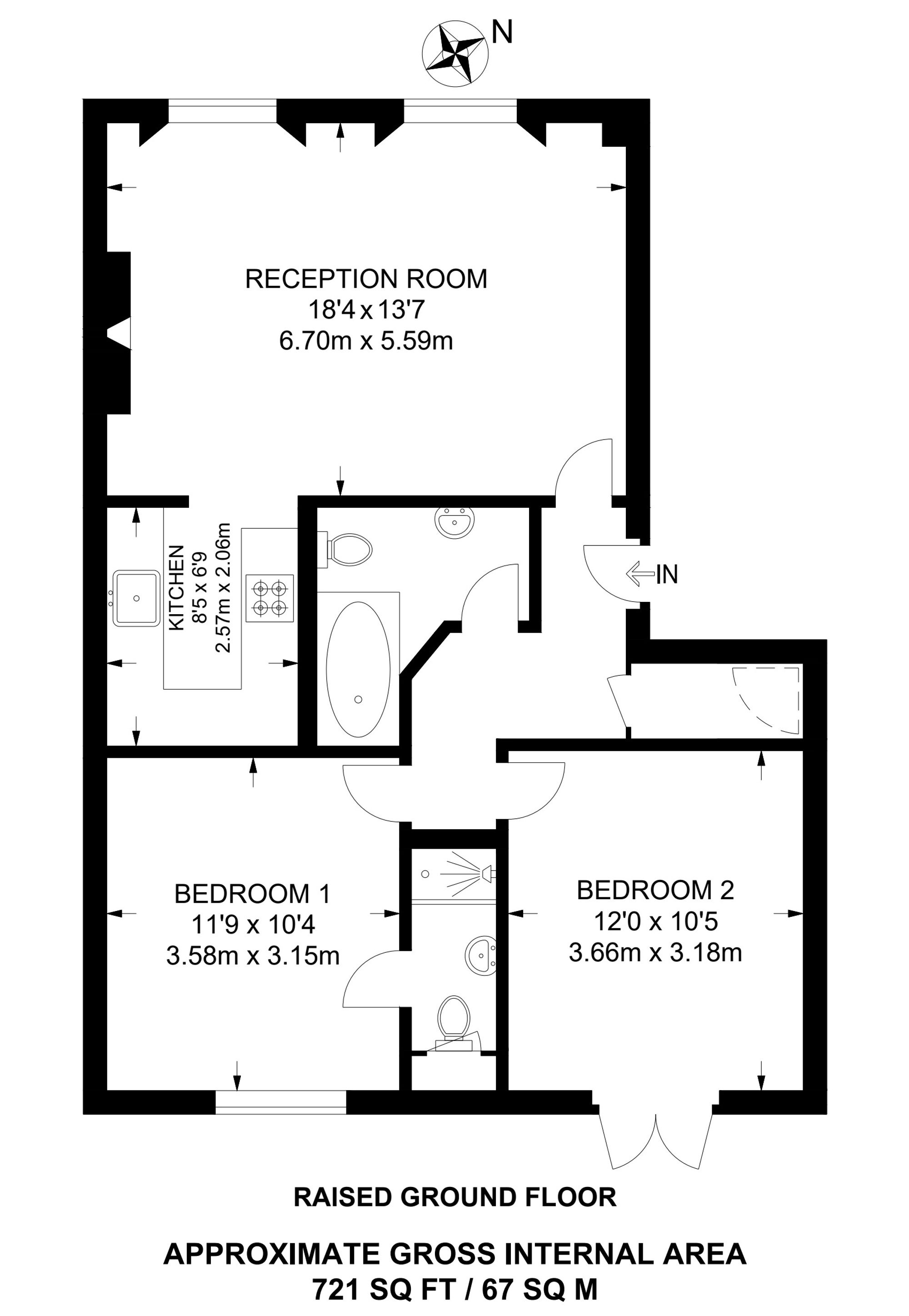 Flat 1 22 Southend Road, Beckenham, Beckenham floorplan