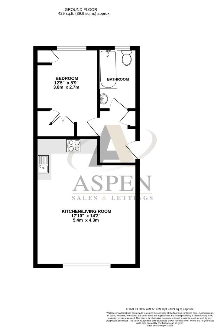 3, Deacon House 16-18, Littleton Road, Ashford floorplan