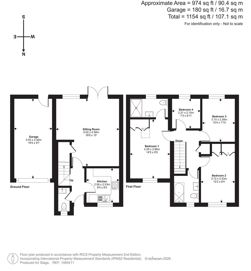 25, Magnolia Court, Tiverton floorplan