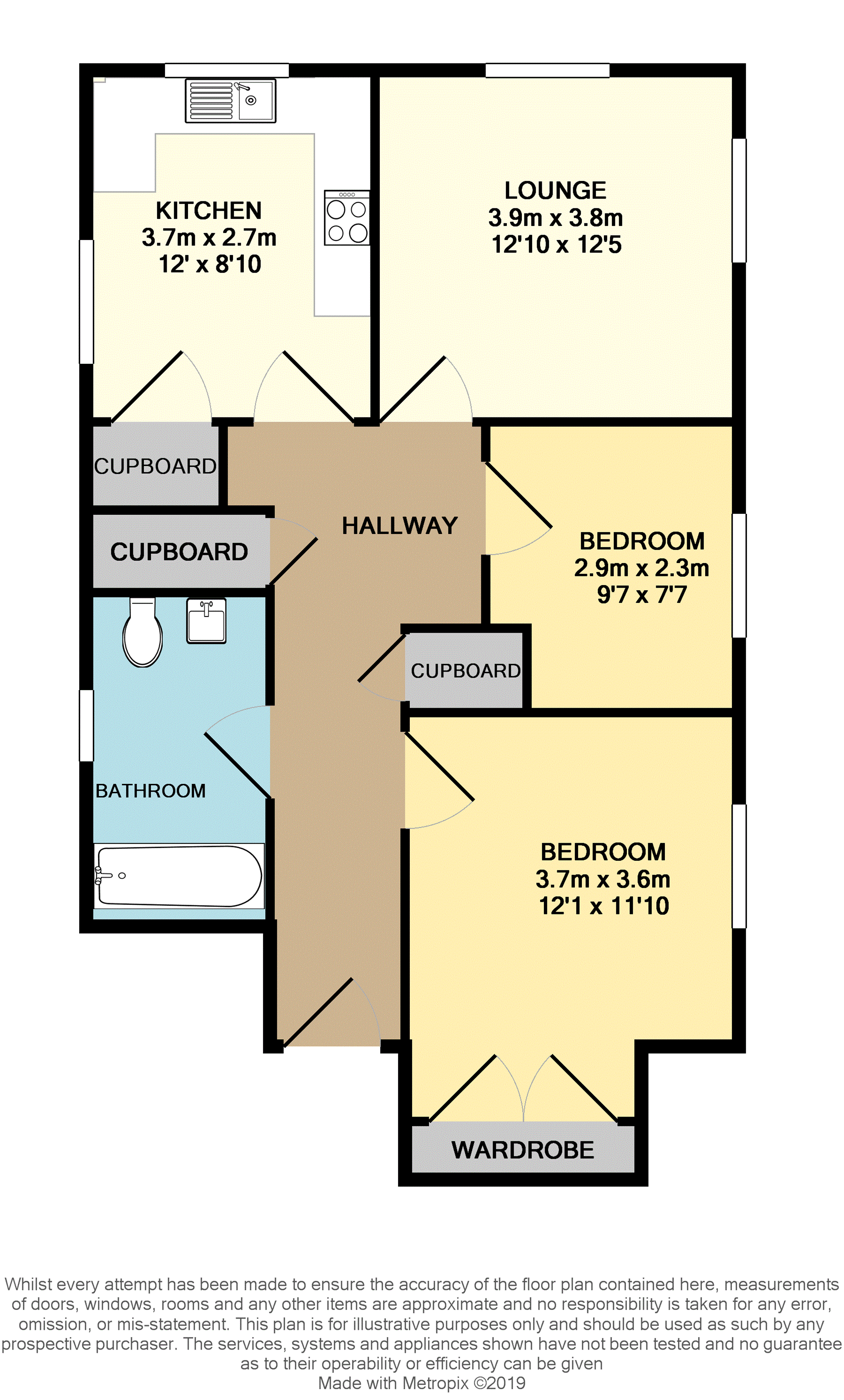 2 Bedrooms Flat for sale in Bryant Link, Chelmsford CM2