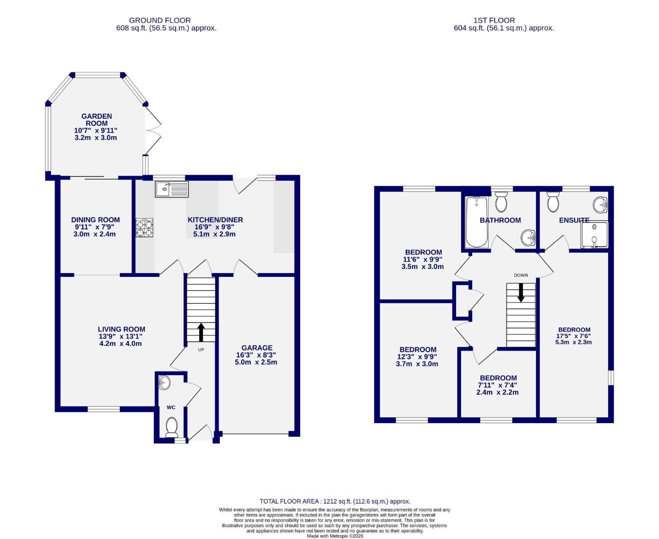 22, Sadberge Court, York floorplan