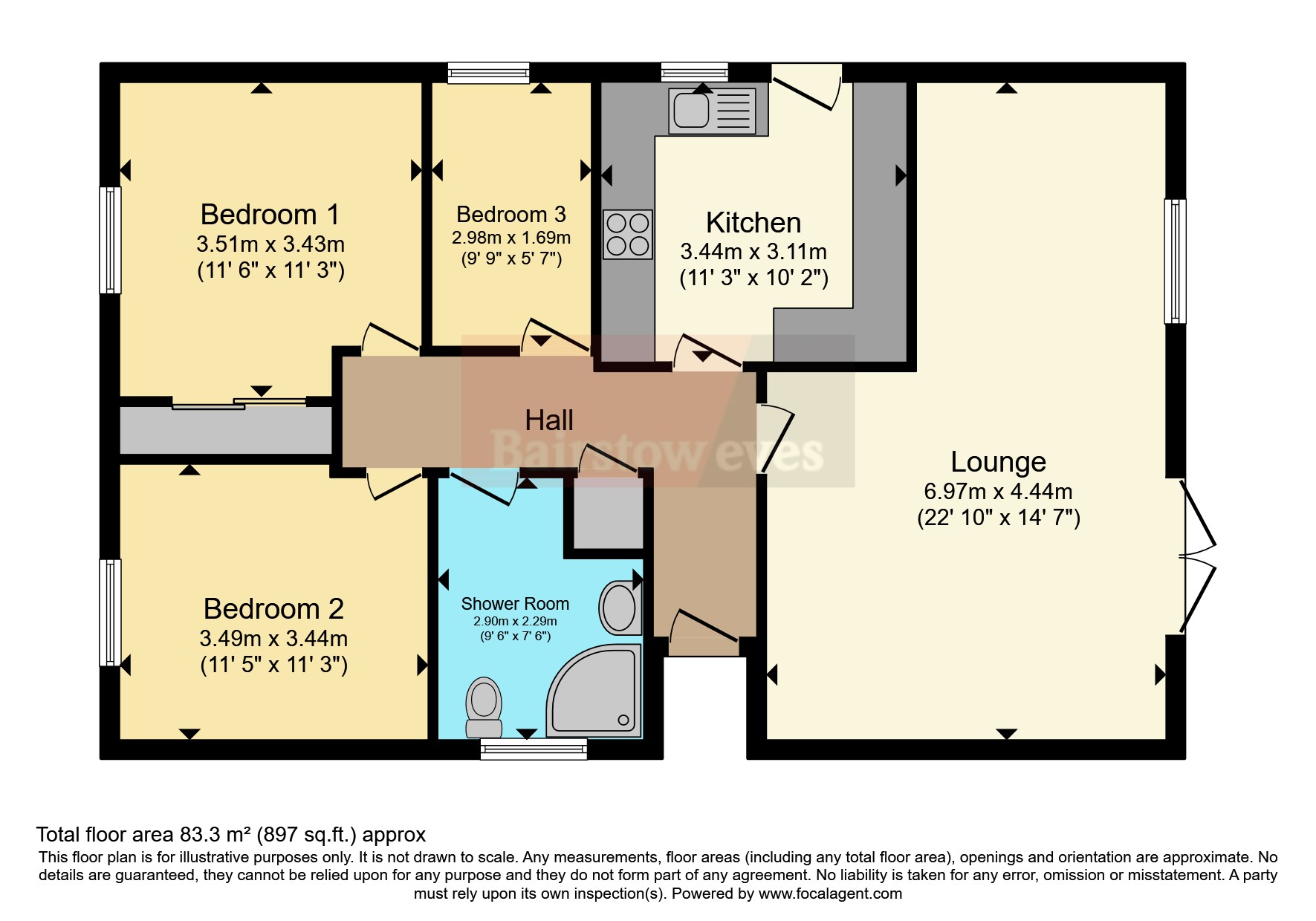 67, The Green, Sutton-in-Ashfield floorplan