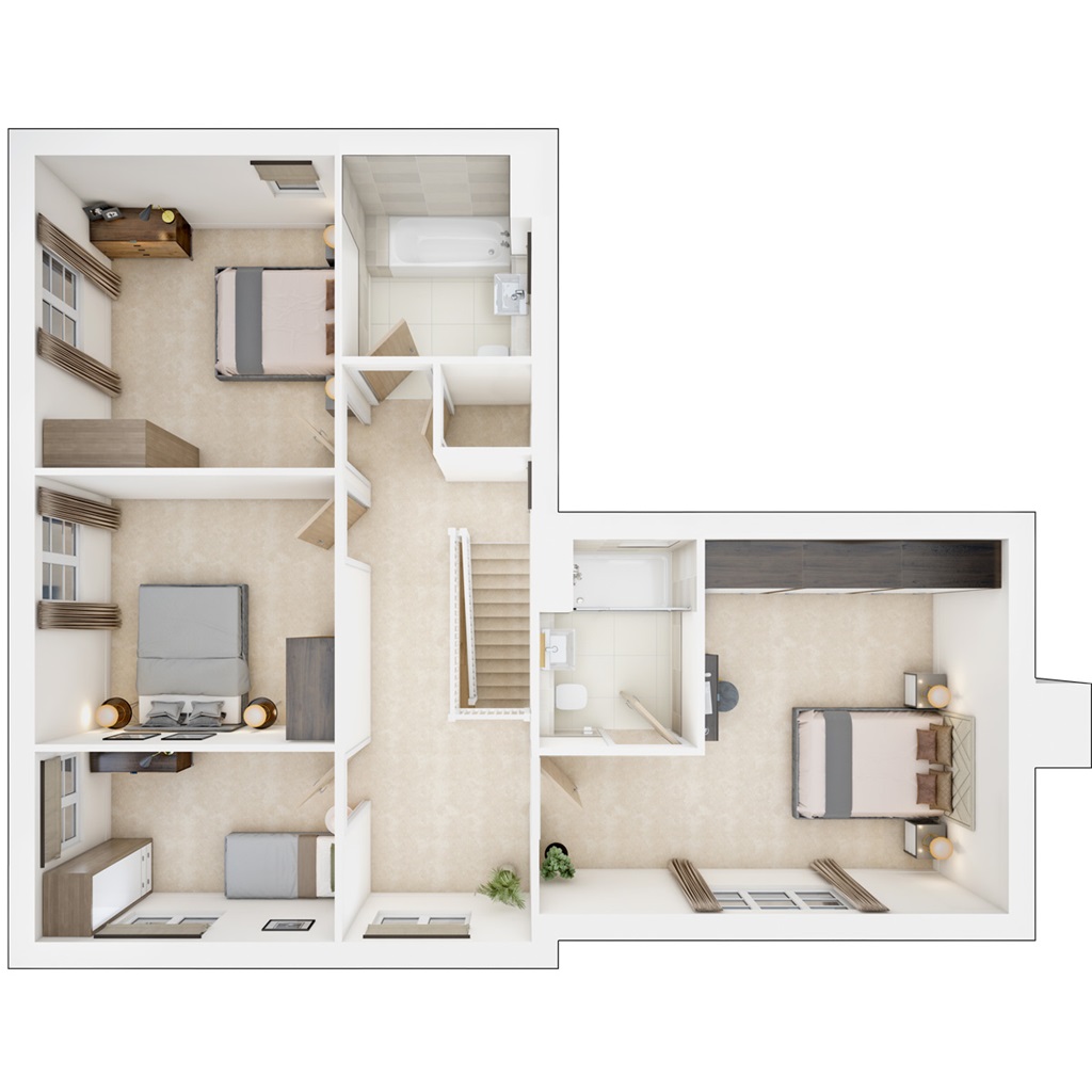 The Pearce  - Plot 69, Friars Oak, London Road, Hassocks floorplan