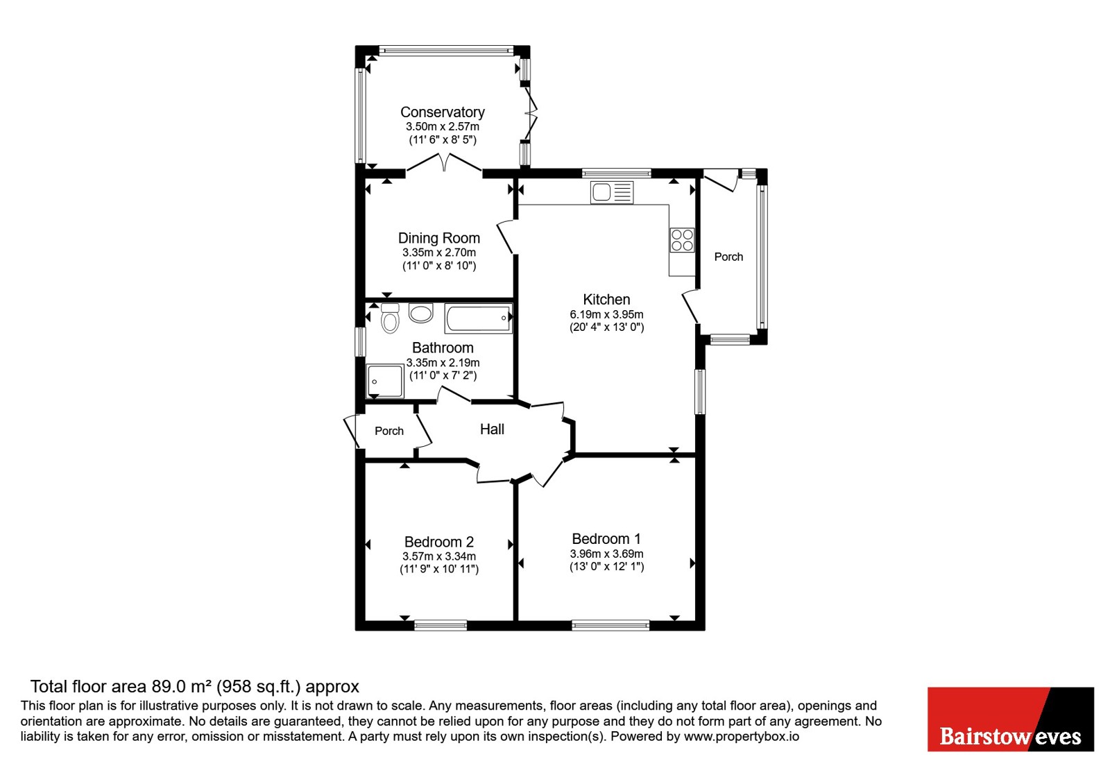 24, Woodland Road, Mansfield floorplan