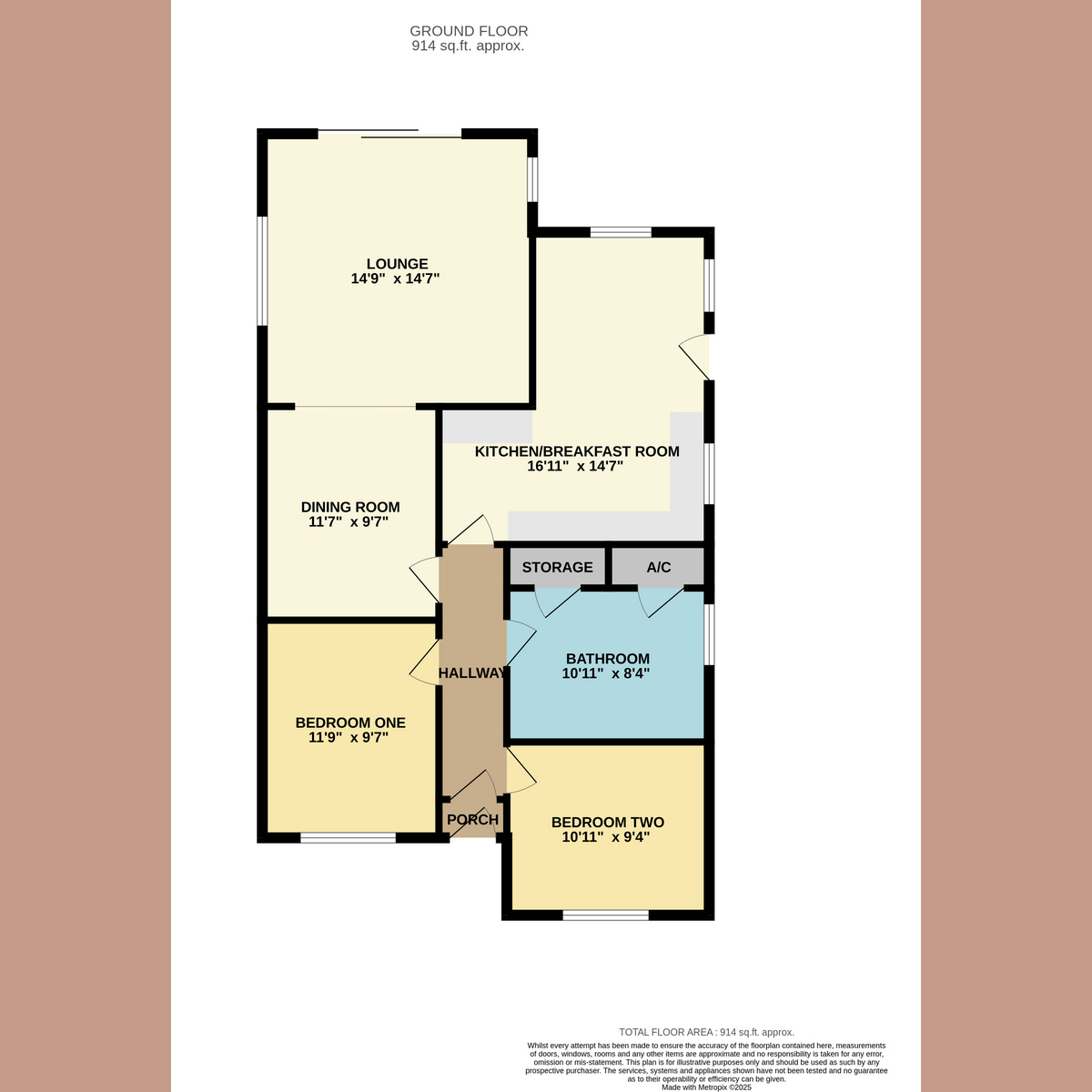 19, Queens Road, Benfleet floorplan