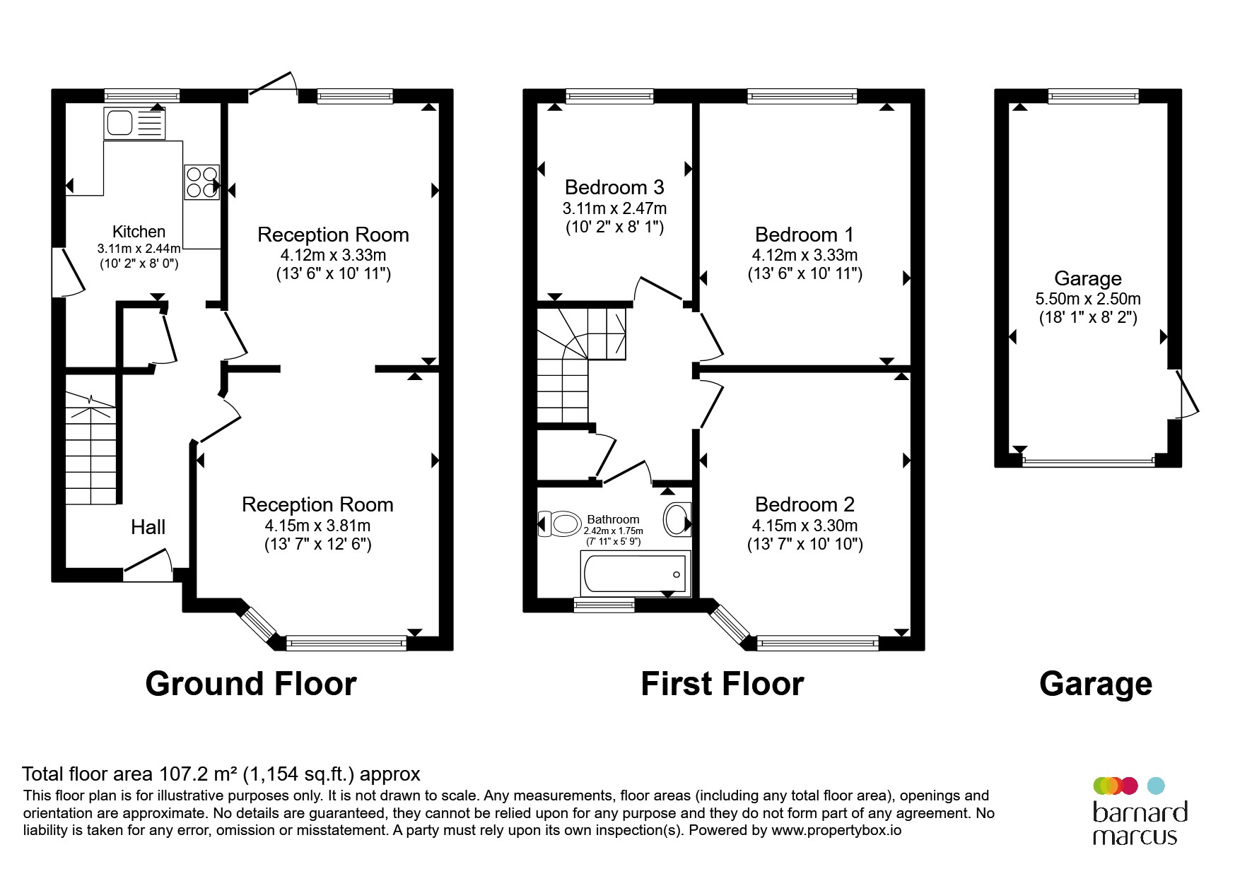 15, Barnfield, New Malden floorplan