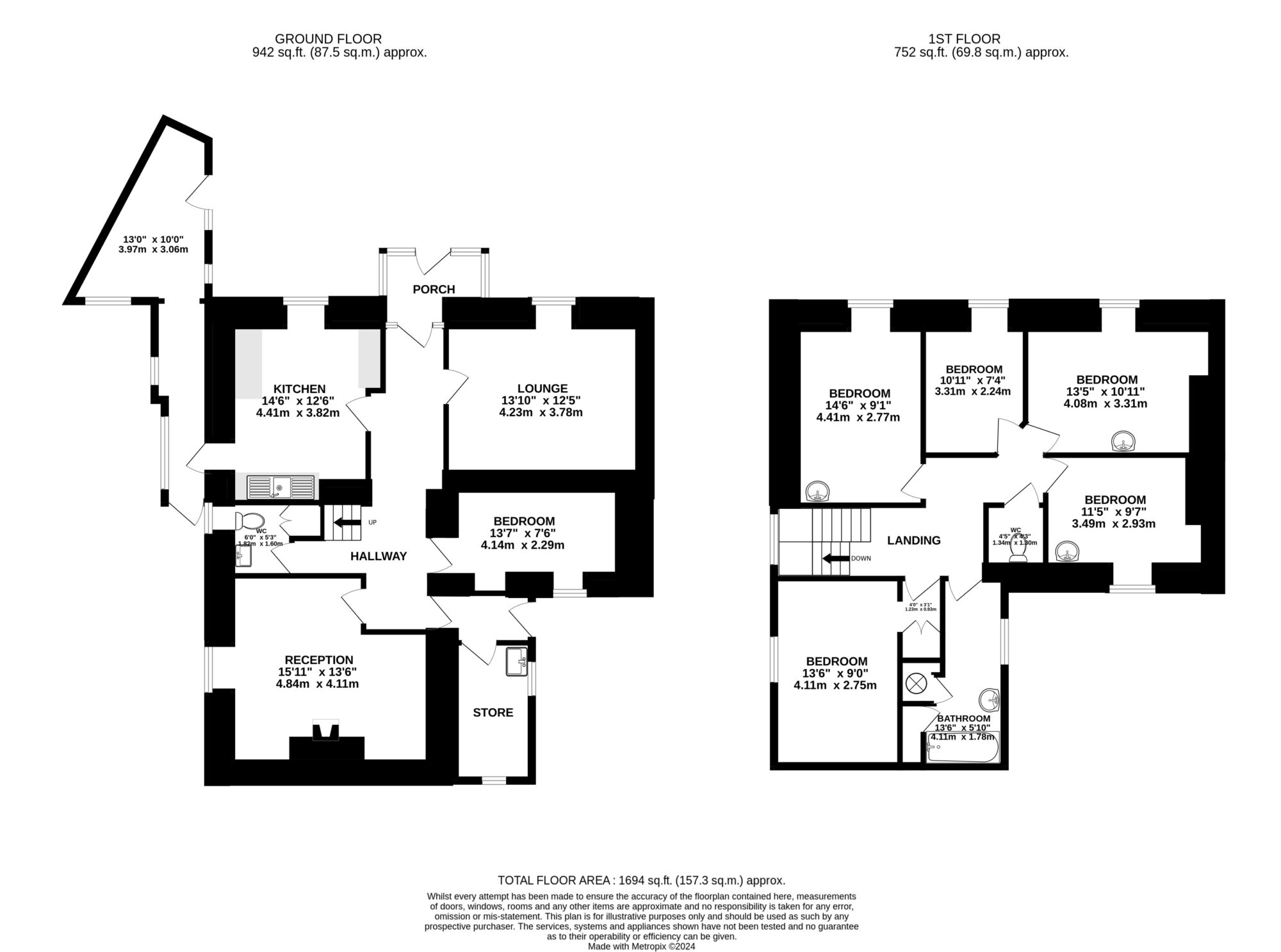 The Corner House, St Agnes floorplan
