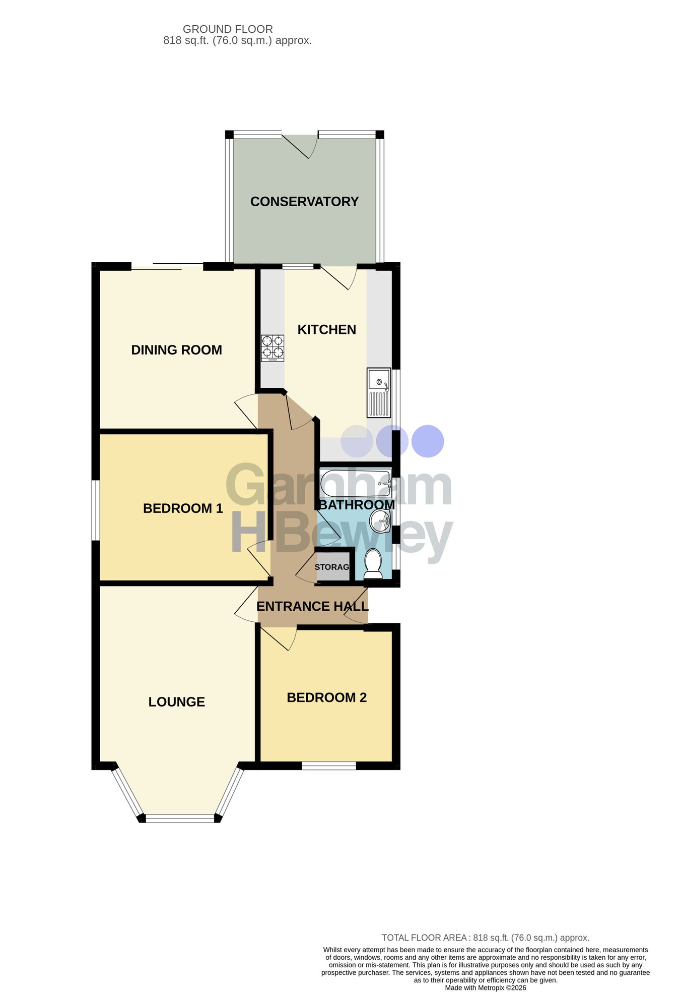 21, Fairlawn Crescent, East Grinstead floorplan
