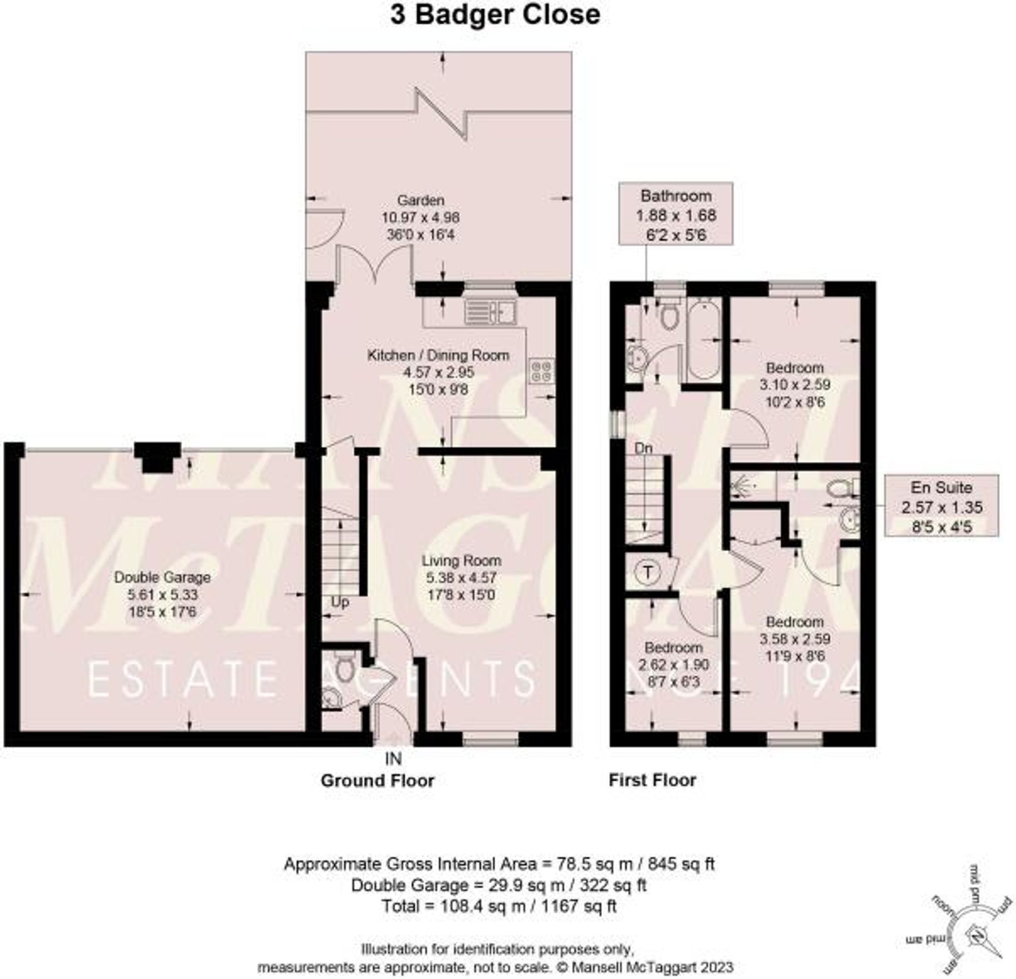 3 Badger Close, Hassocks floorplan