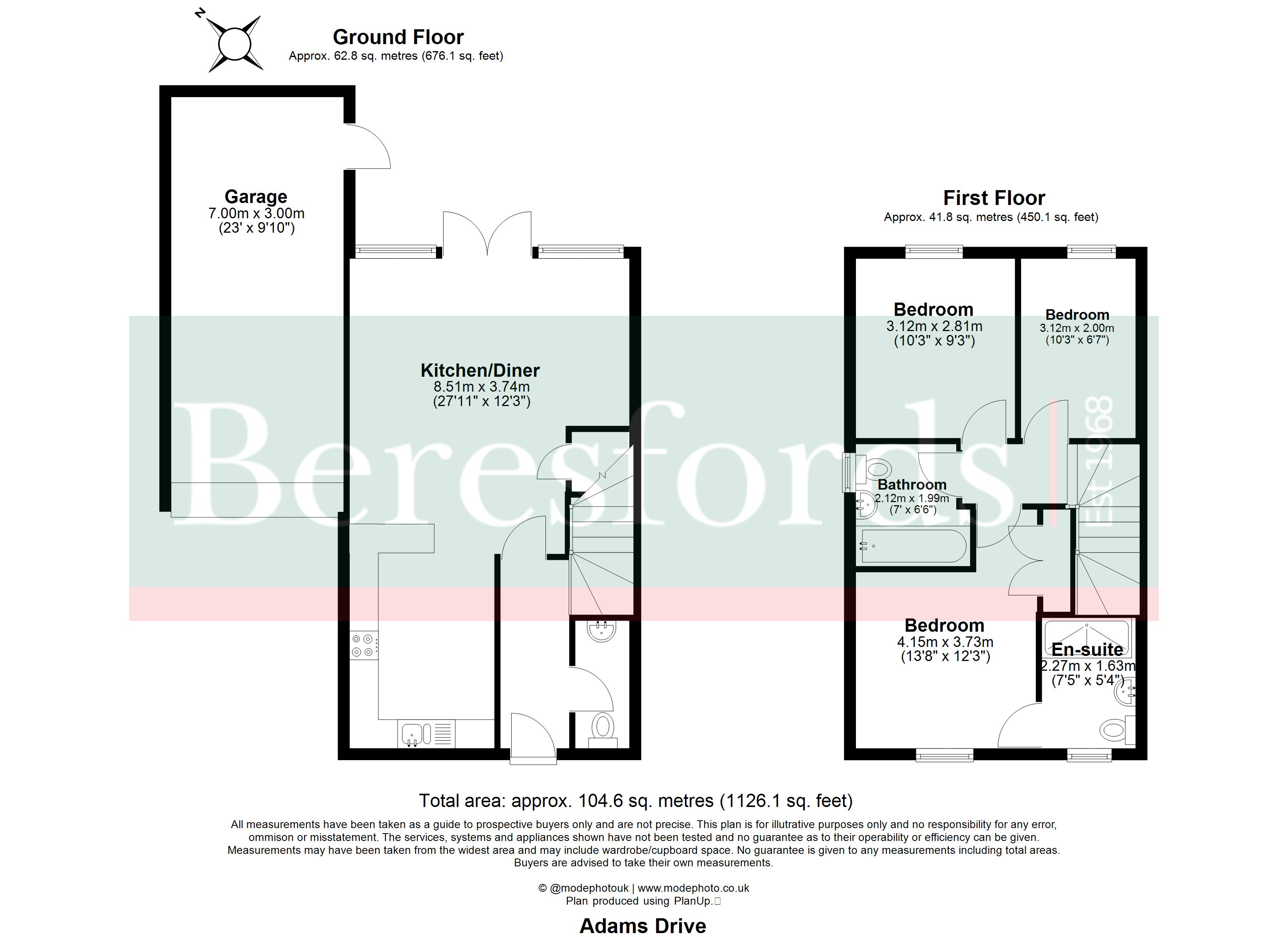 6, Adams Drive, Braintree floorplan