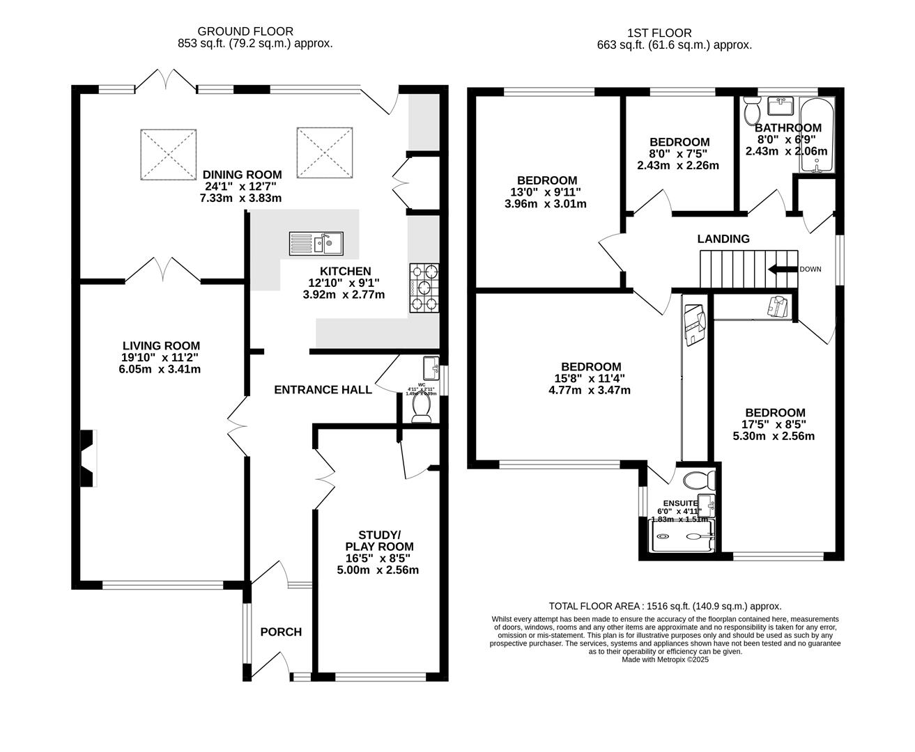 59, Lodge Close, Bengeo floorplan