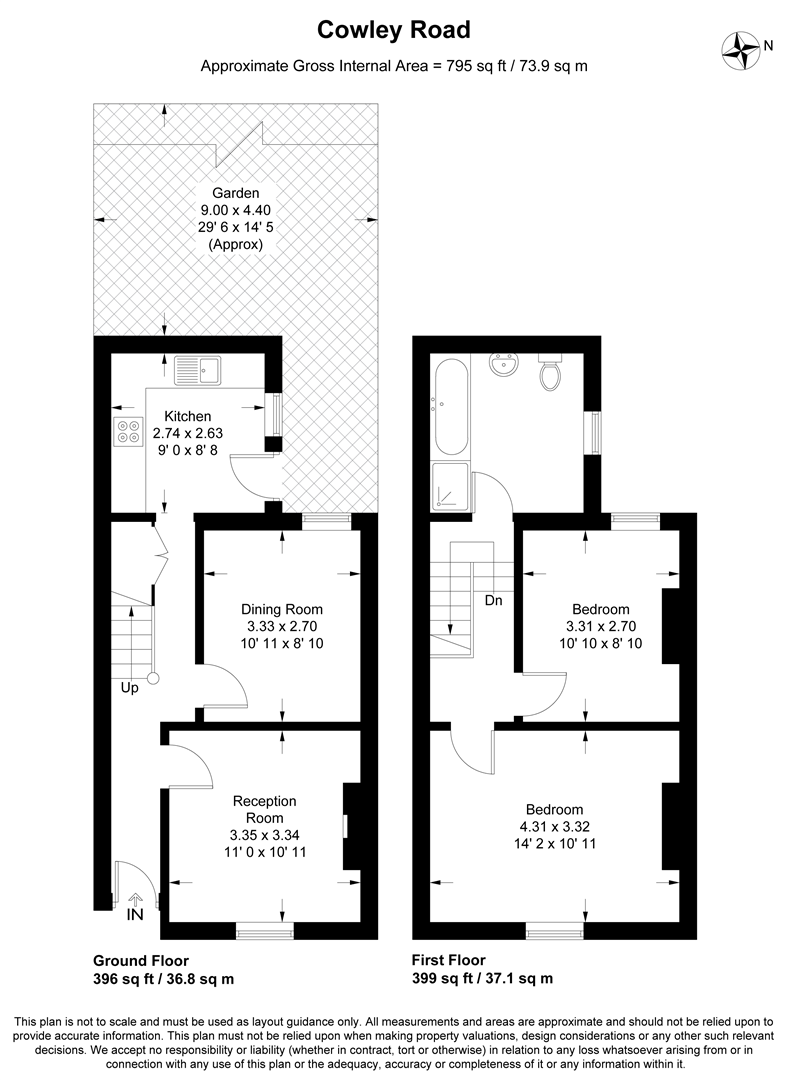 26, Cowley Road, Wanstead floorplan