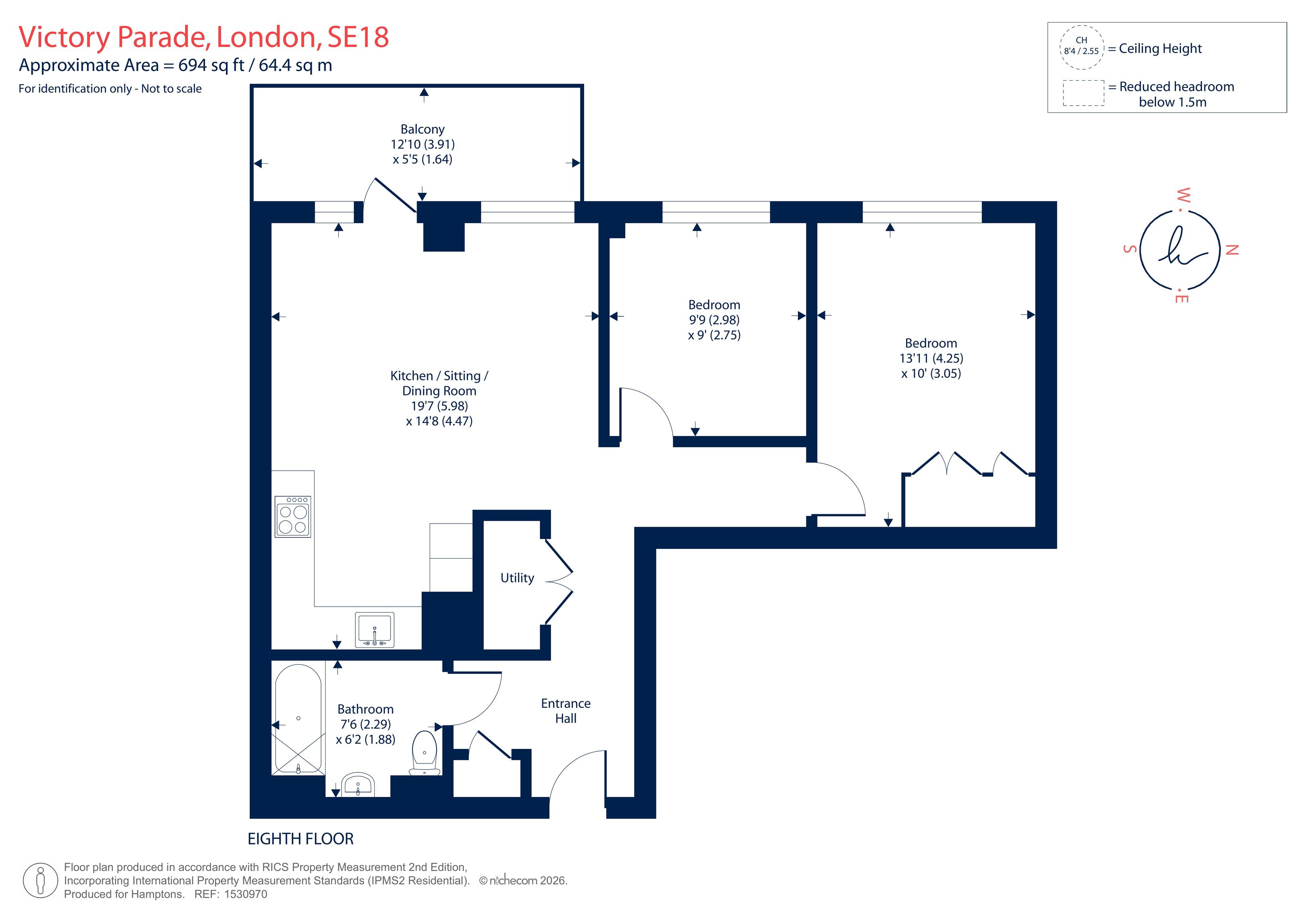 Victory Parade, London floorplan