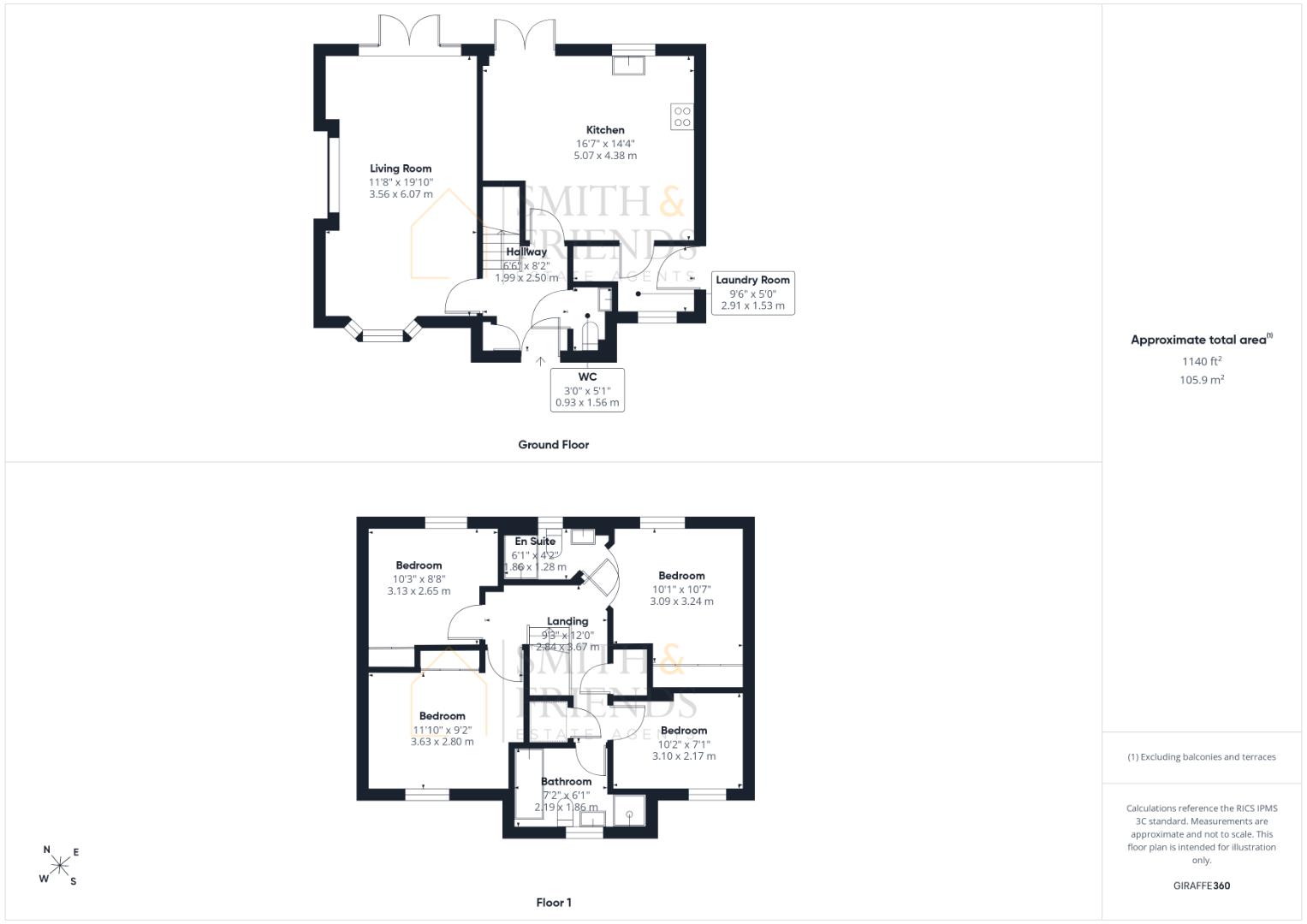 8, Kilvington Grove, Middlesbrough floorplan