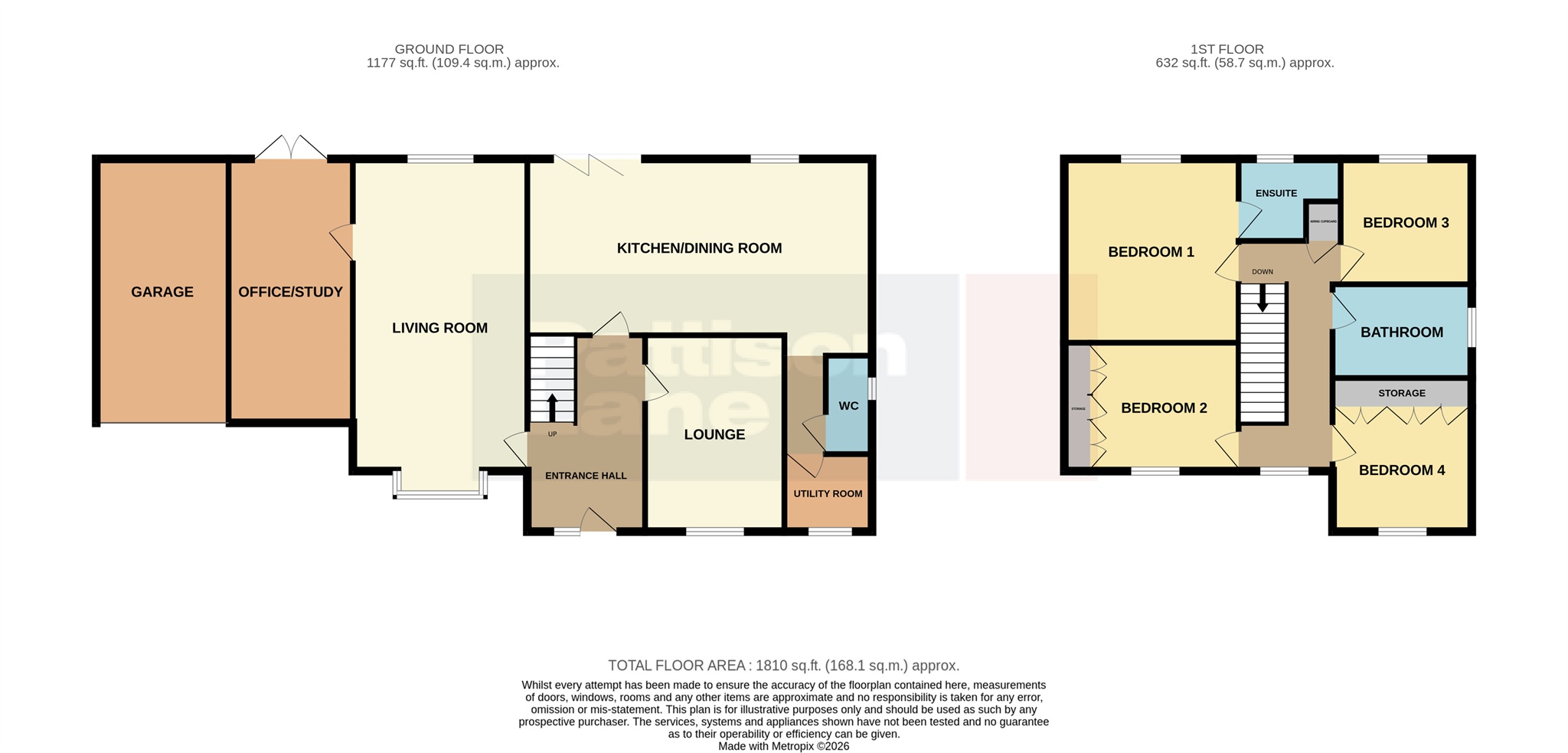 6, Doulton Close, Kettering floorplan