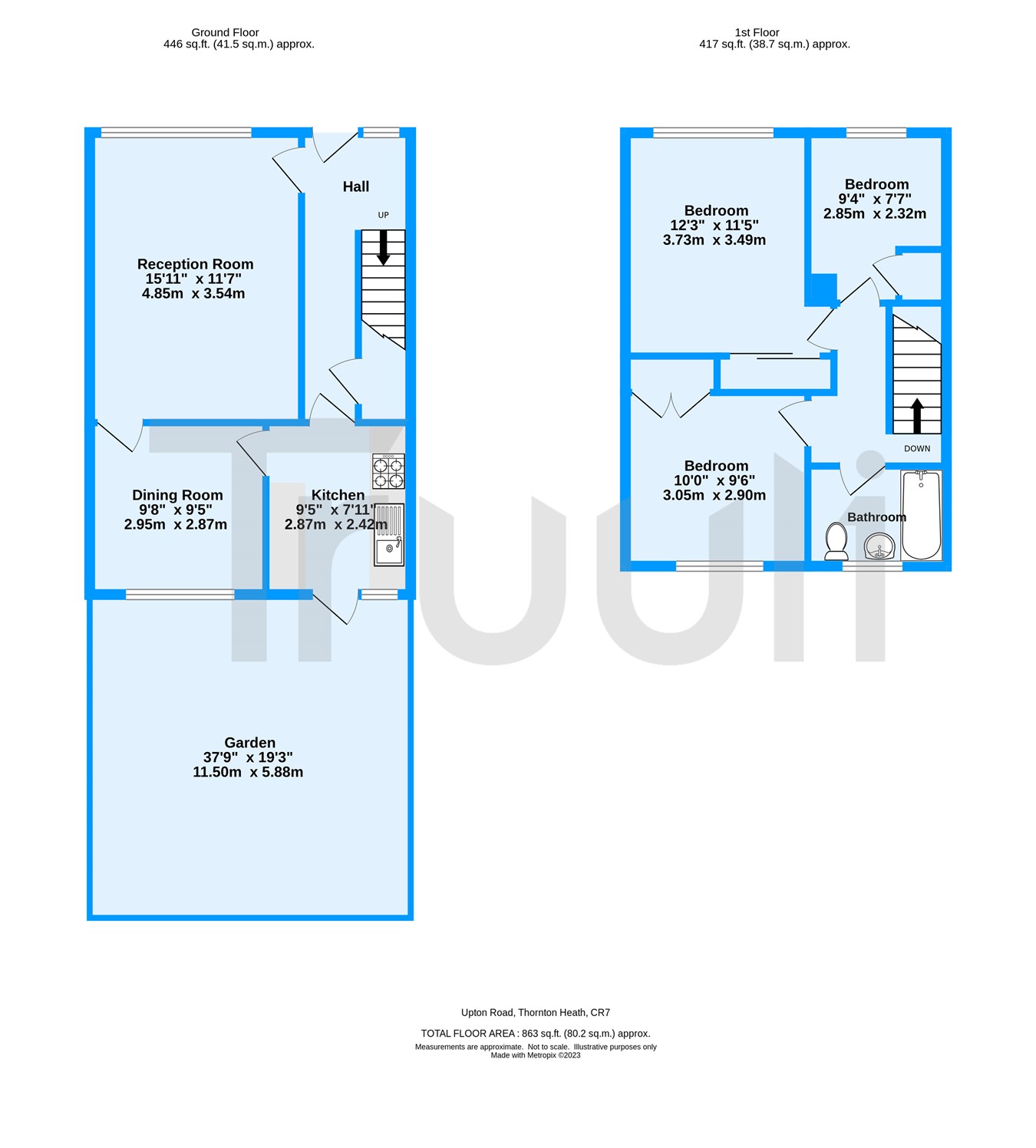 Upton Road, Thornton Heath CR7, 3 bedroom terraced house for sale