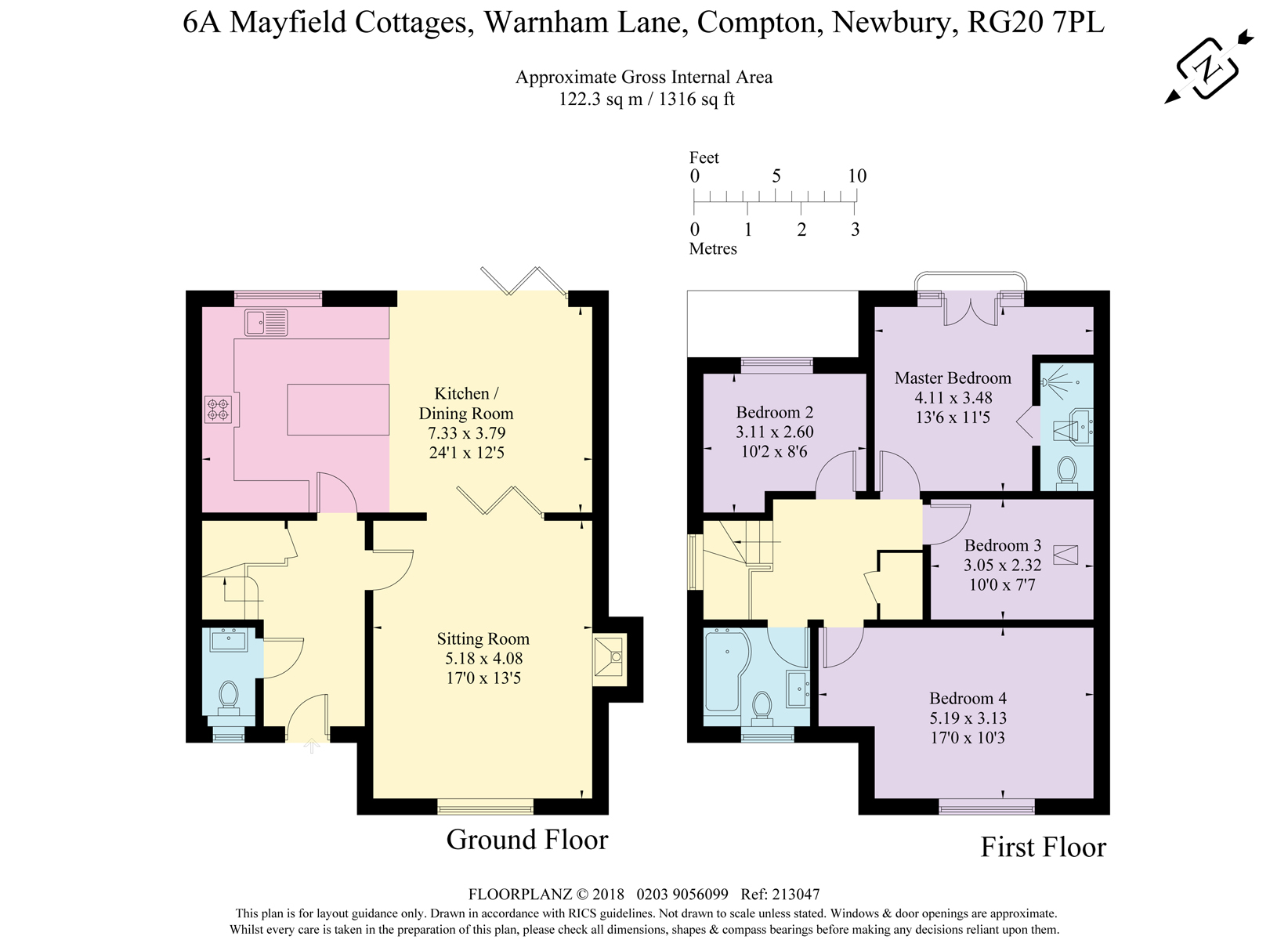 4 Bedrooms Detached house for sale in 6A Mayfield Cottages, Compton RG20