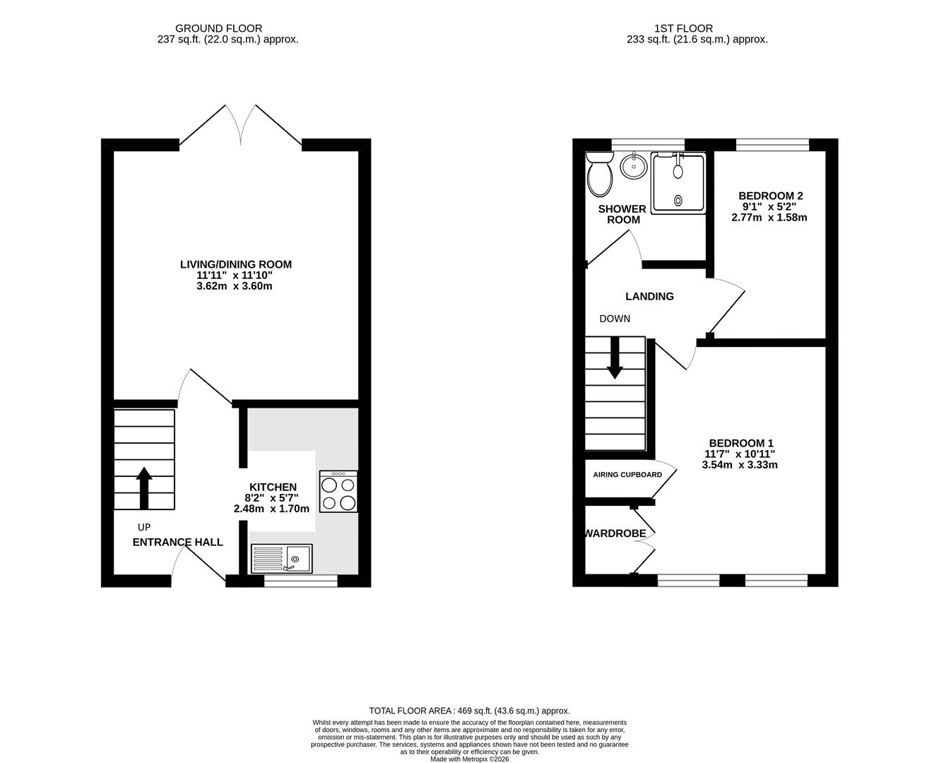 59, Huntley Close, Abbeymead floorplan