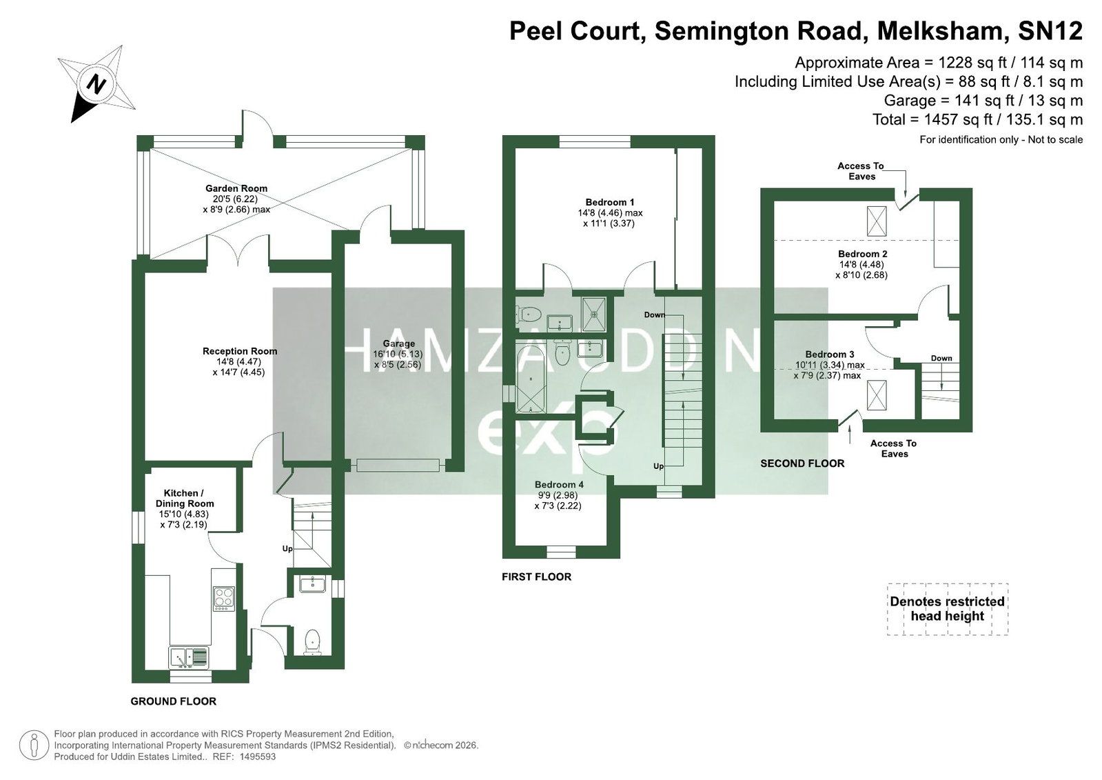 6, Peel Court, Melksham floorplan