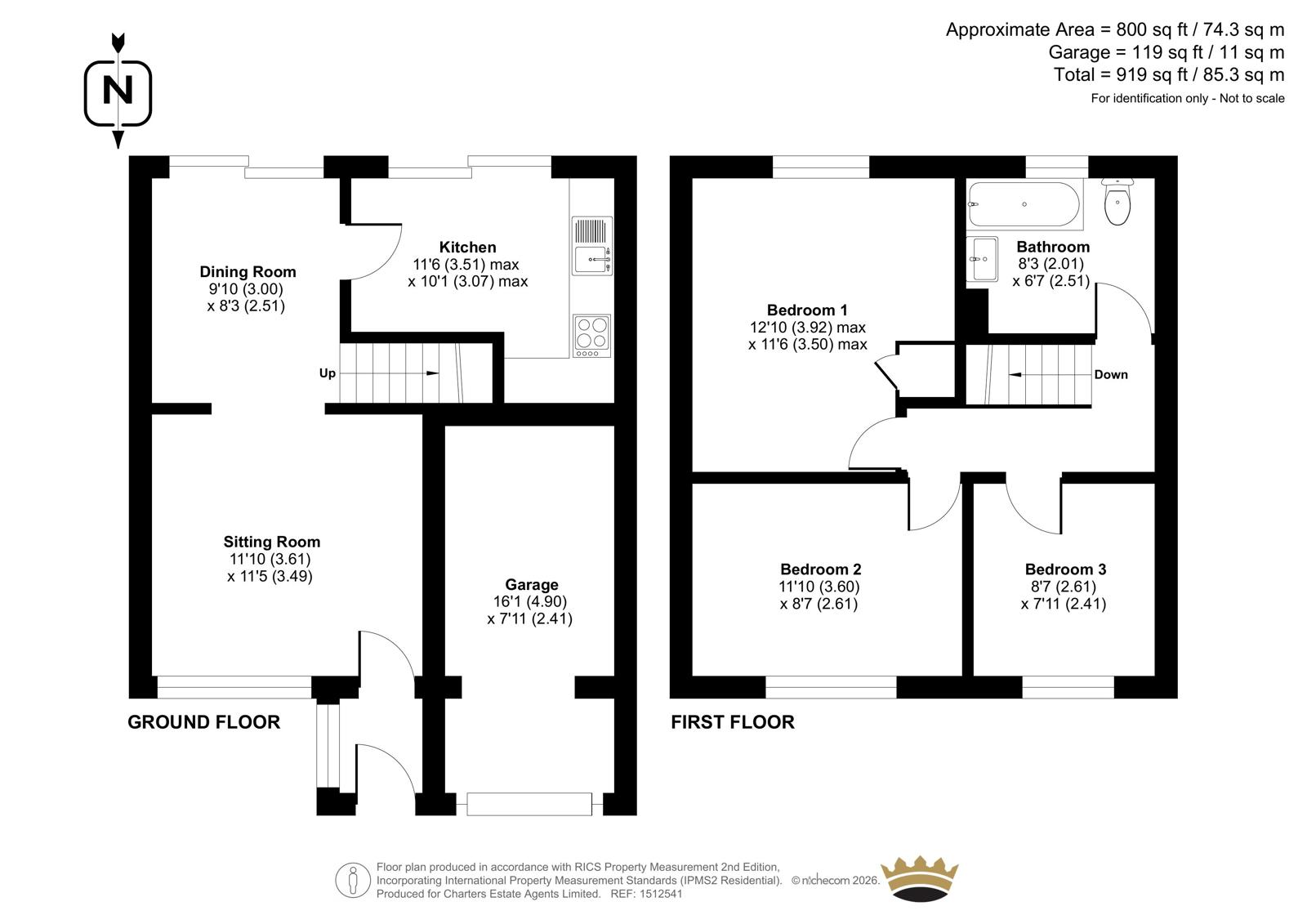 25, Langbar Close, Southampton floorplan