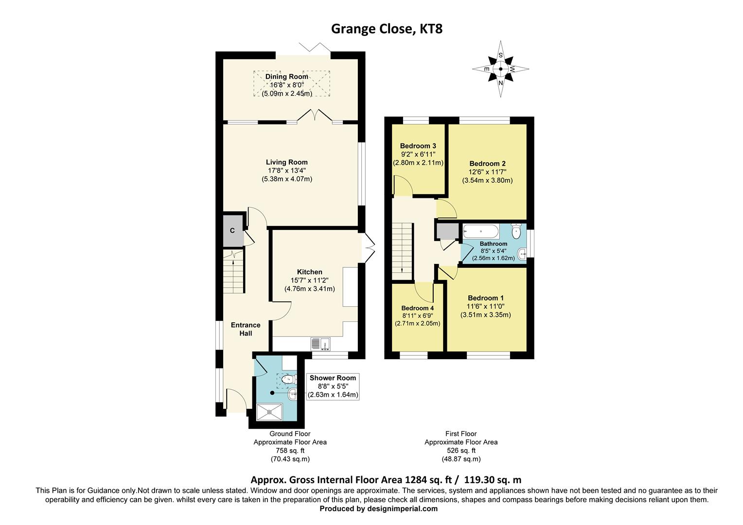 Grange Close, West Molesey floorplan
