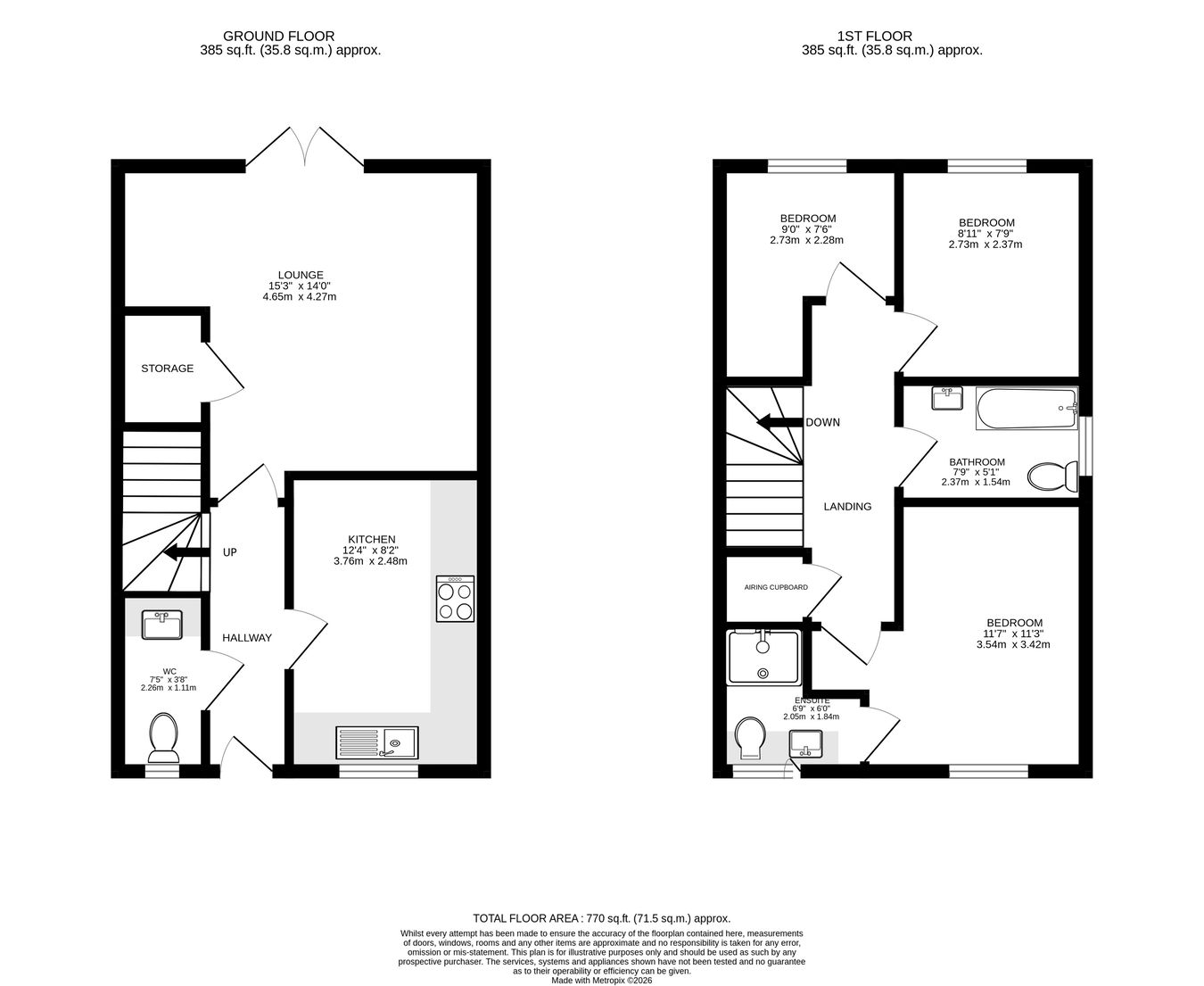 17, Hazelhurst Gardens, Simpson Cross floorplan