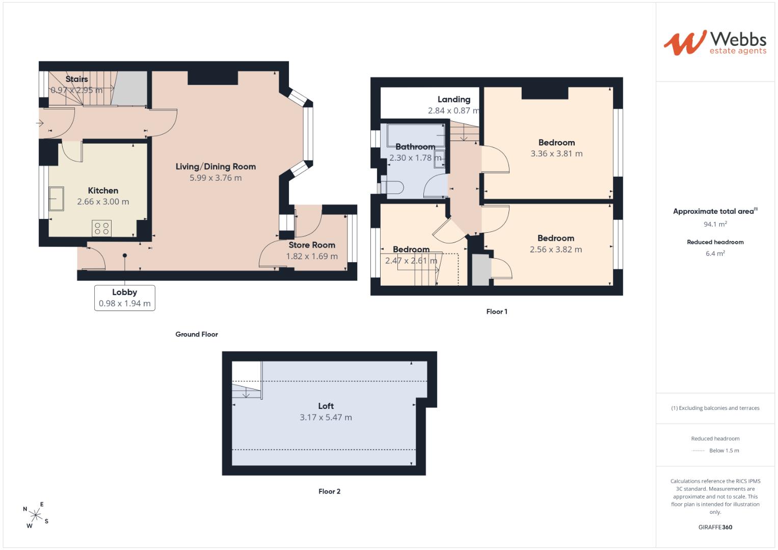 15, Lancaster Place, Walsall floorplan