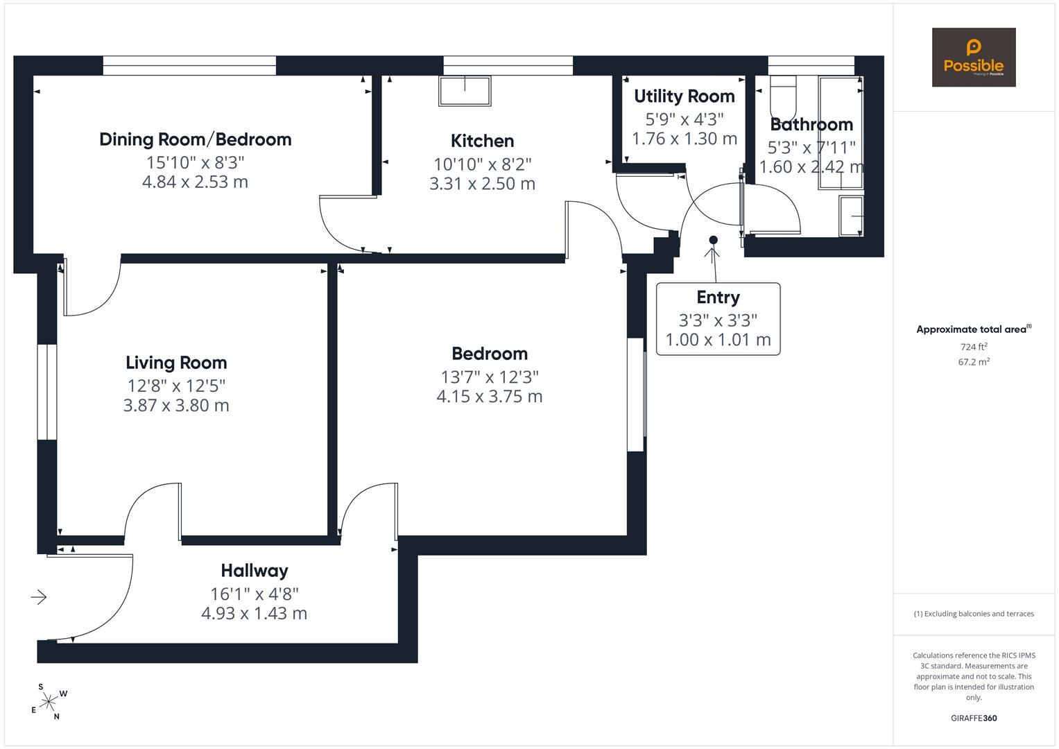 71, West George Street, Blairgowrie floorplan