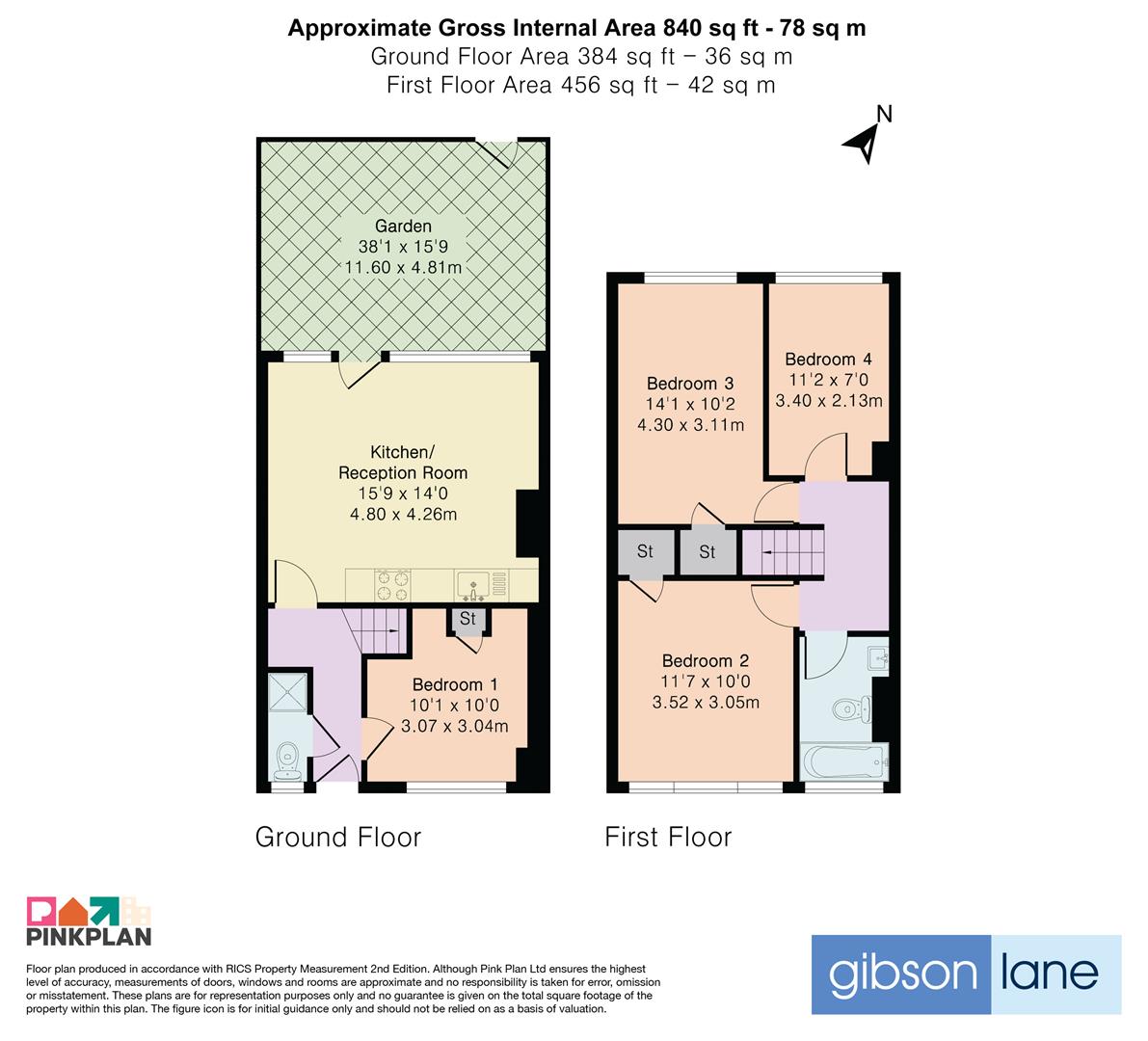 19, Hersham Close, Roehampton floorplan