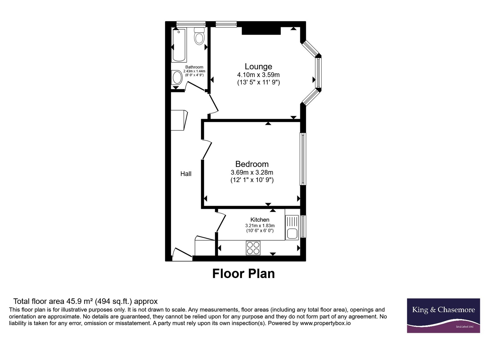 2, Teynham House,, Marine Drive, Brighton floorplan